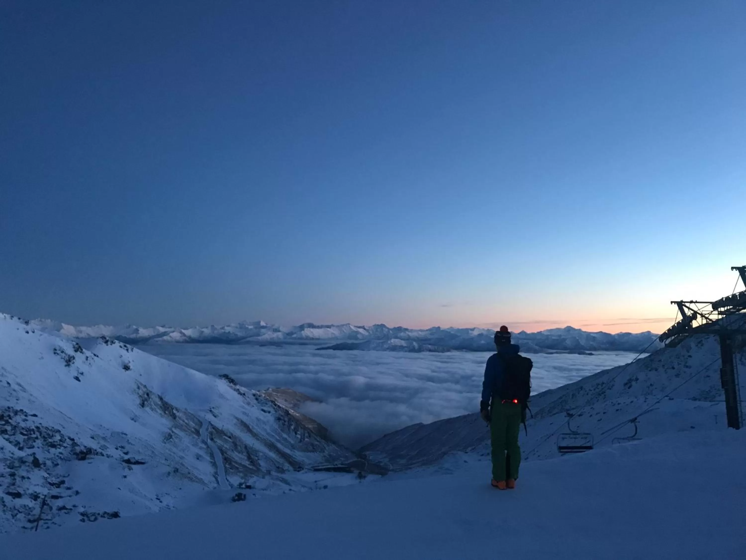 Skiing in The Spire Hotel