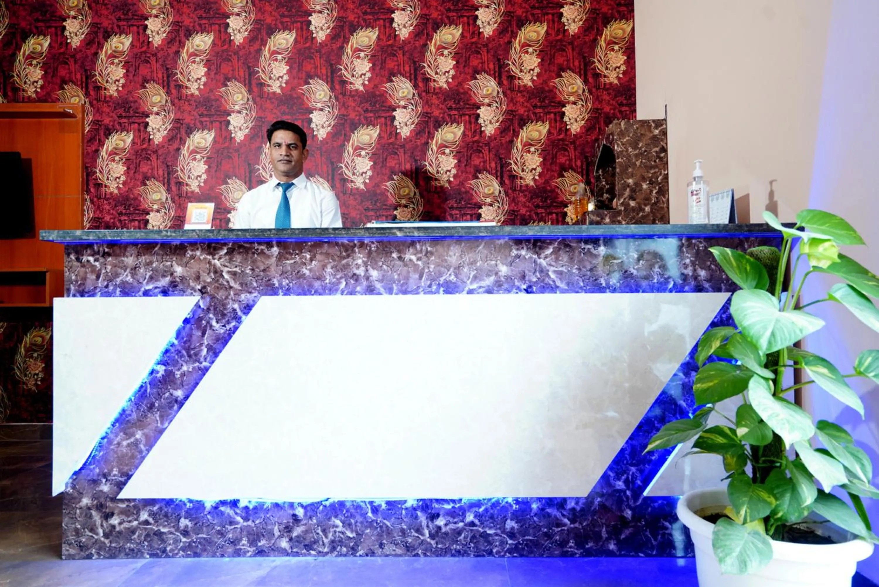 Lobby or reception in ExpoMart Inn