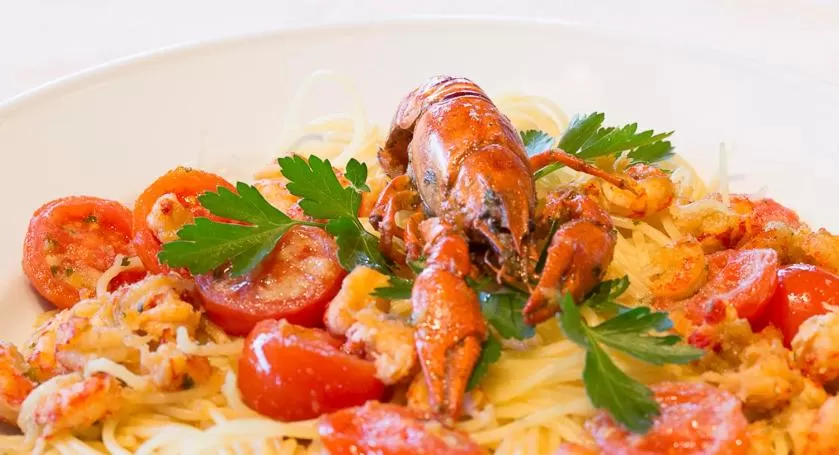 Food close-up in Locanda del Lago Rosmunda