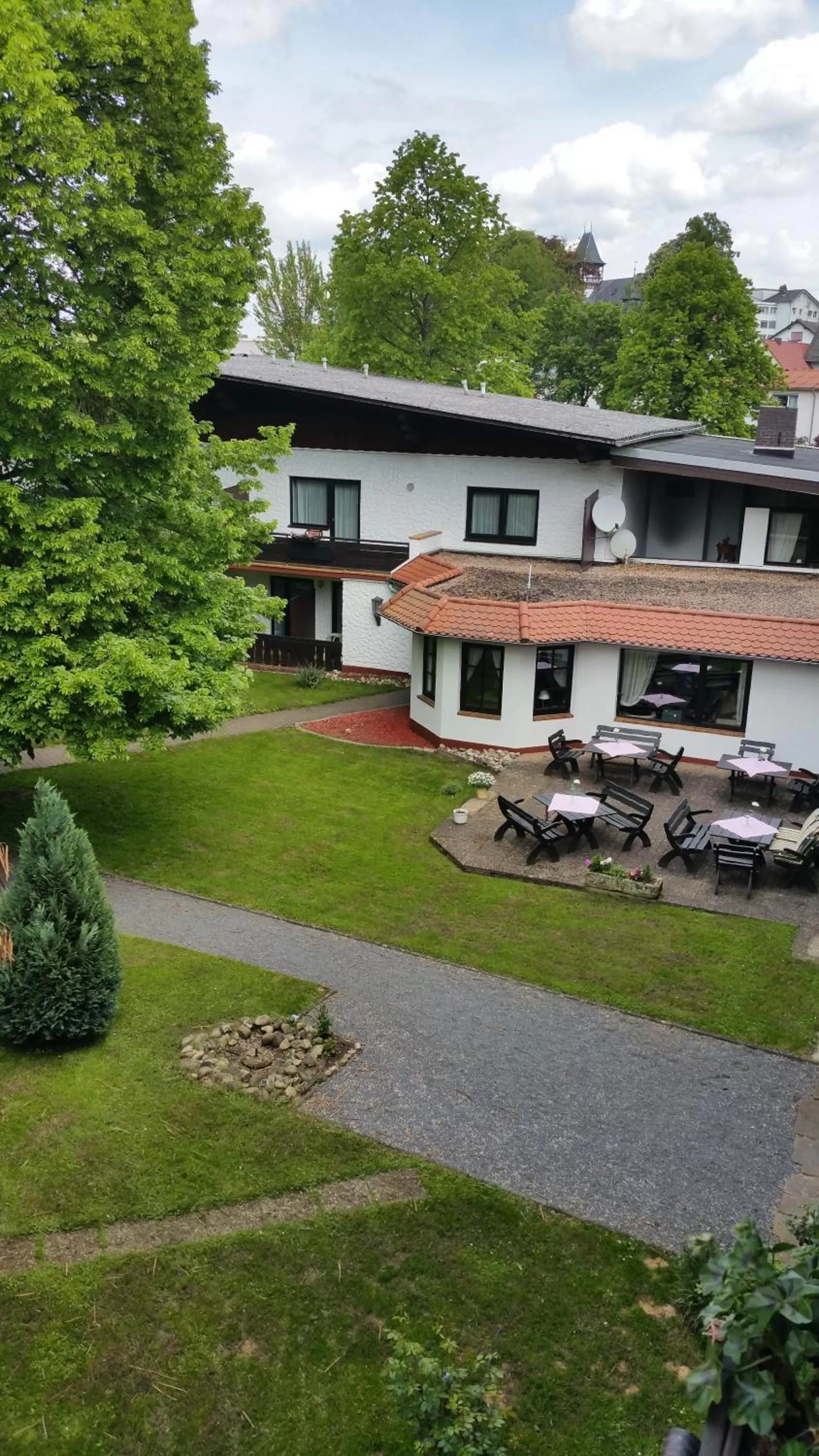 Garden in Hotel Büchner Garni