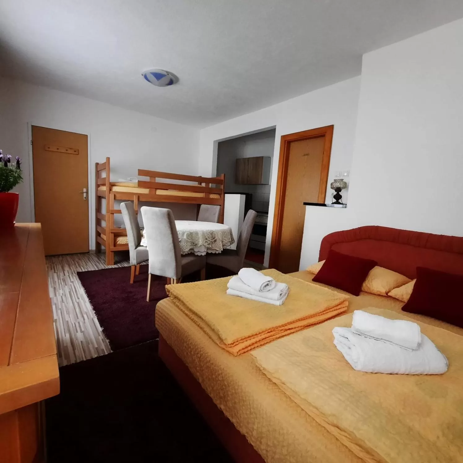 View (from property/room), Bunk Bed in Guest House Nana