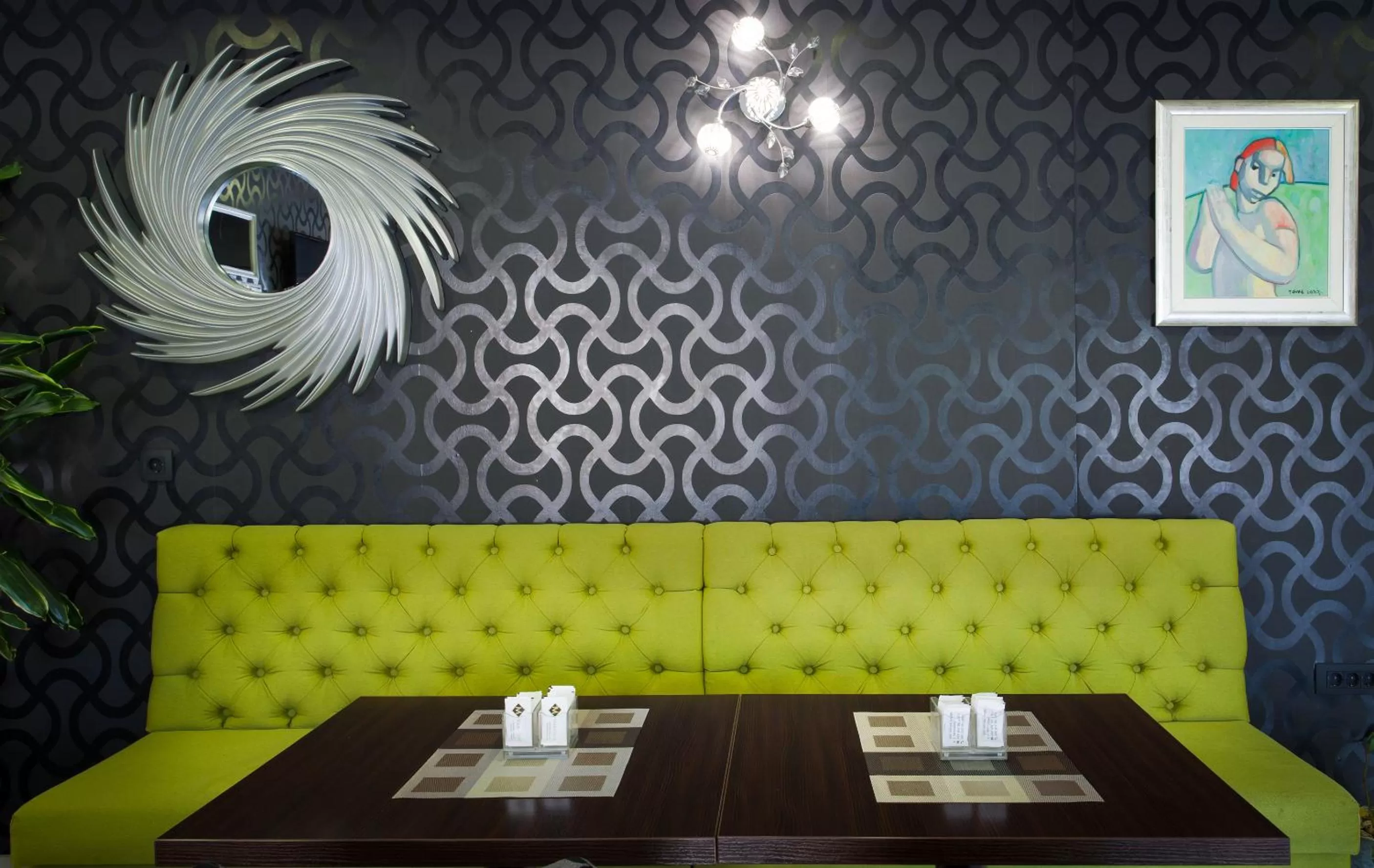 Living room in Hotel Villa Milas