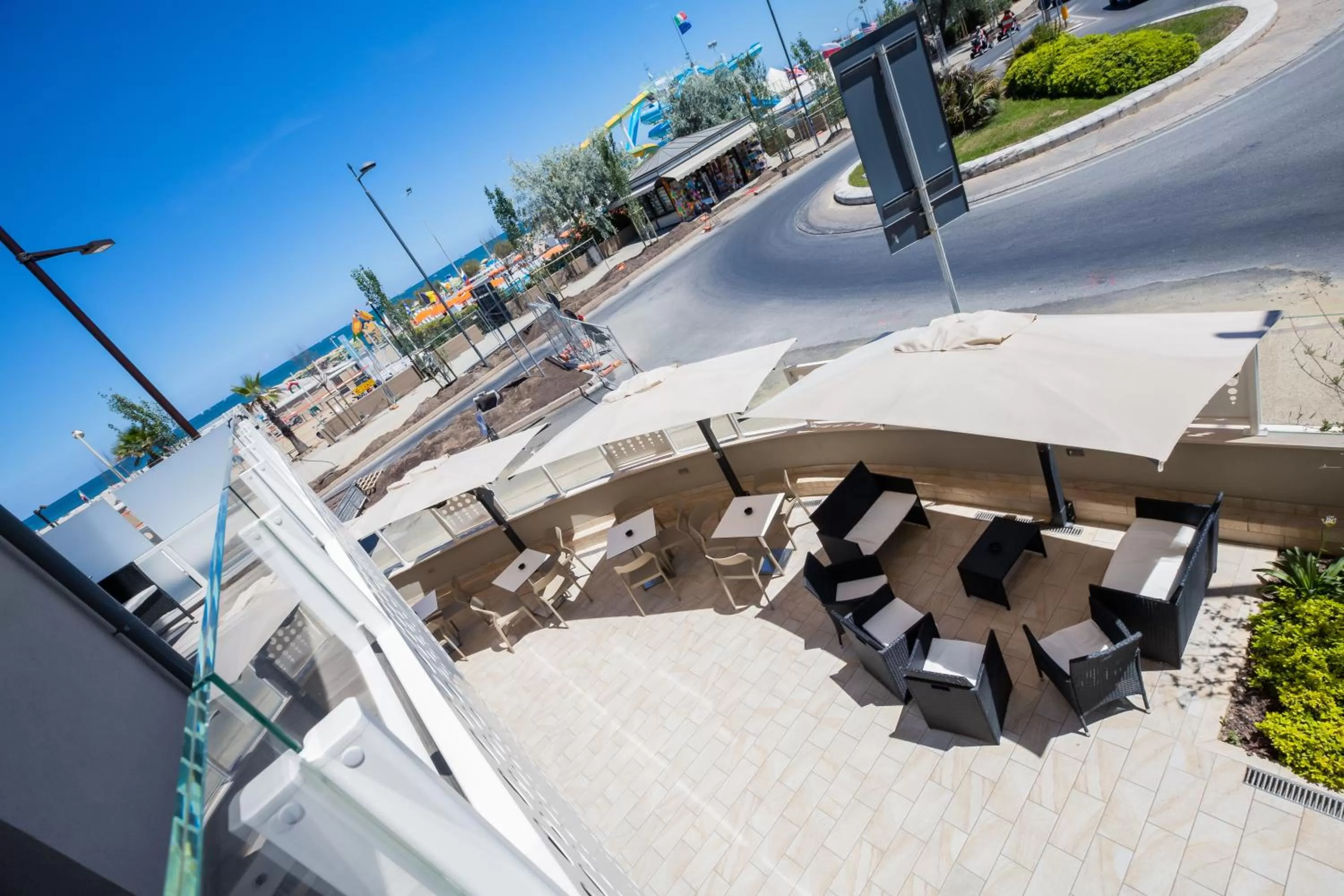 Balcony/Terrace in Hotel Baby