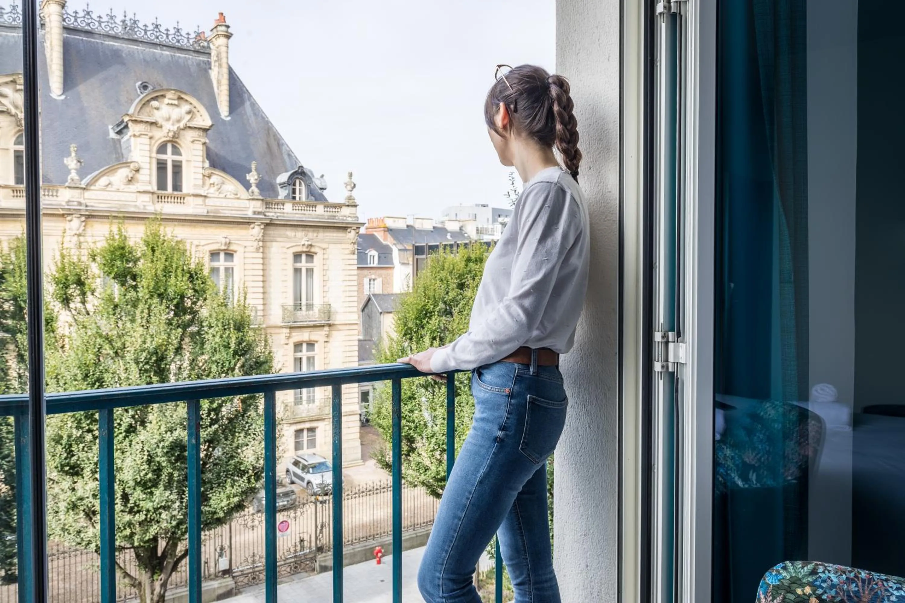 City view in Hotel-Restaurant Le Victoria