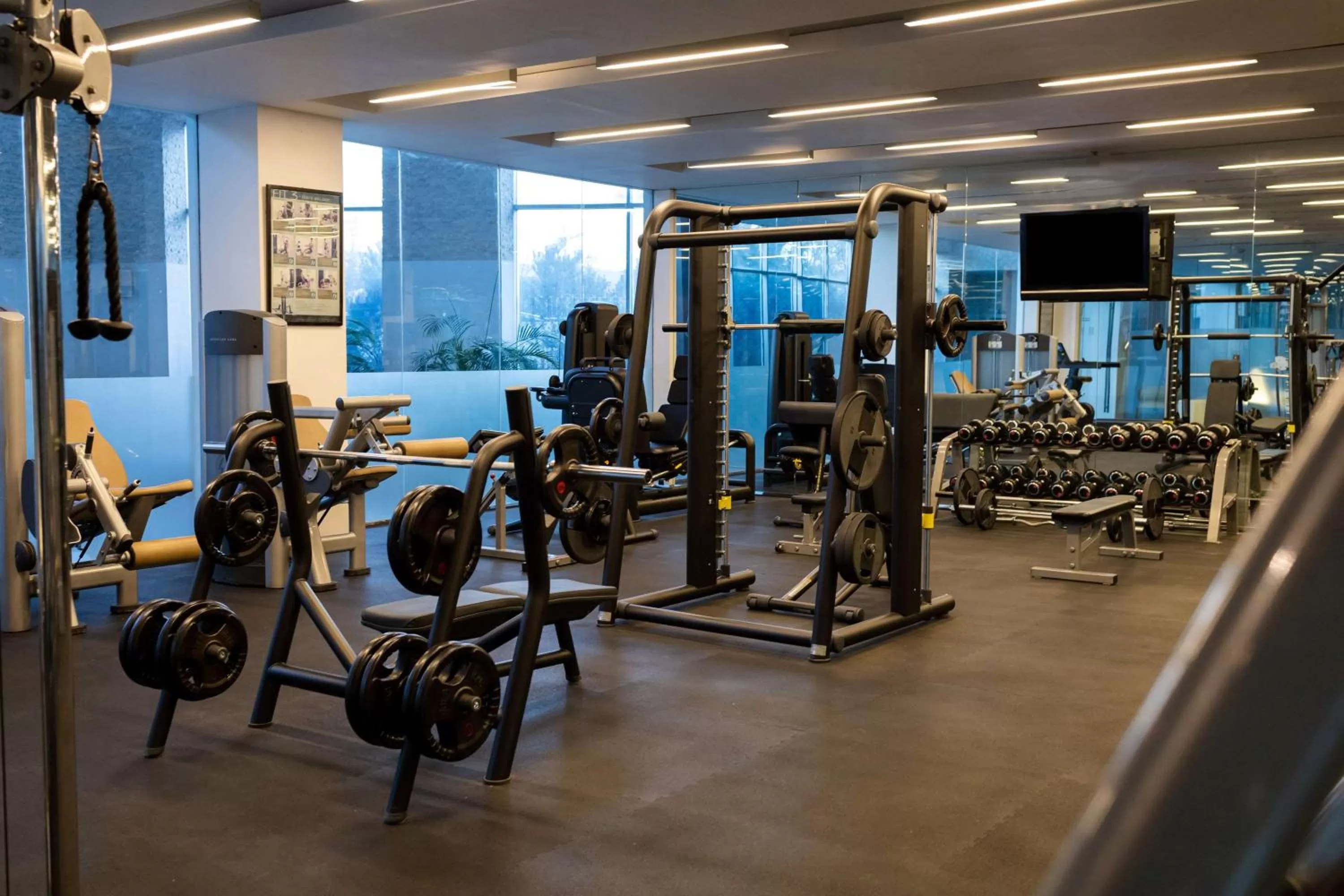 Fitness centre/facilities in Hyatt Regency Dushanbe