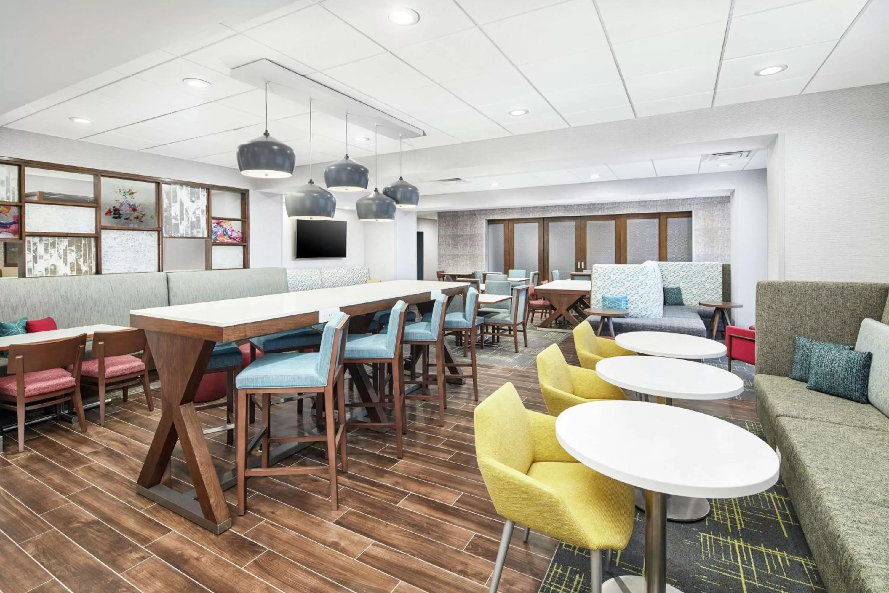 Lobby or reception in Hampton Inn Odessa Trinity