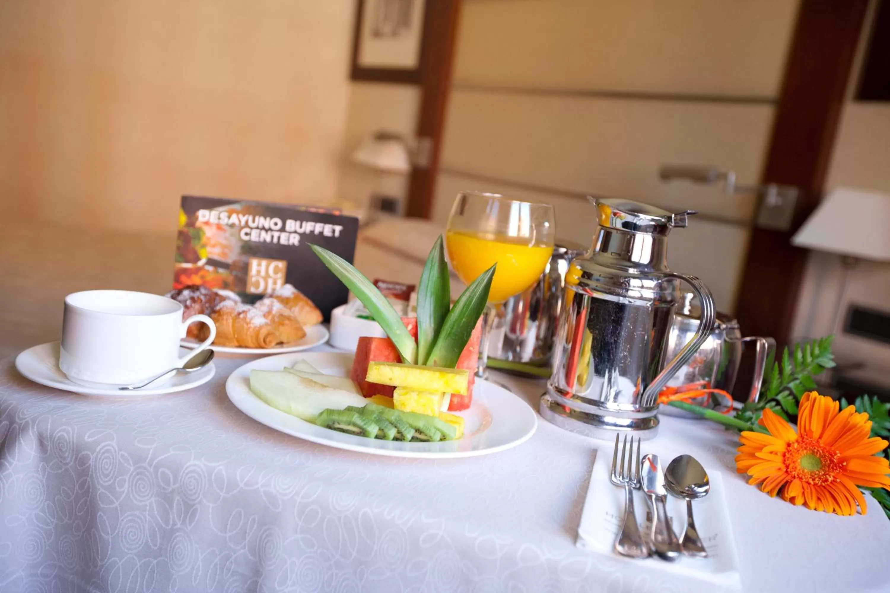 Food and drinks in Hotel Badajoz Center