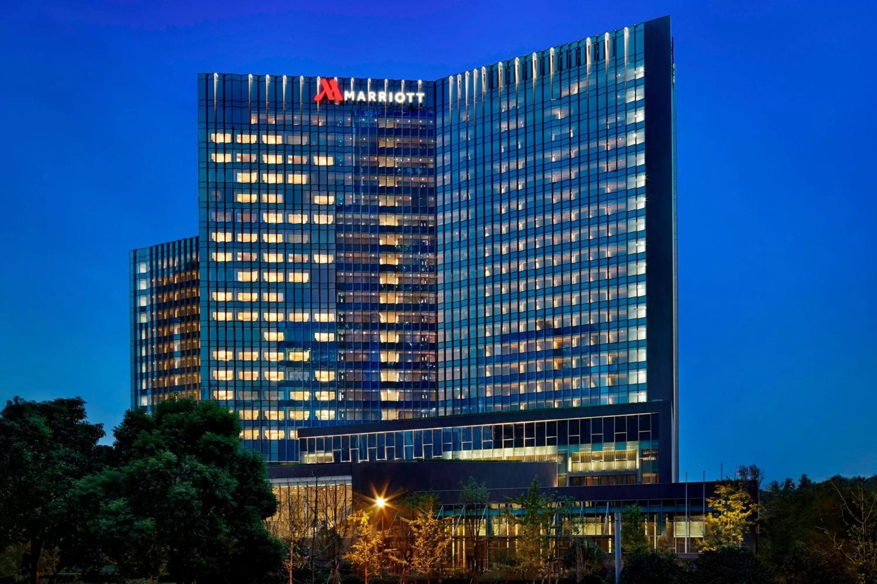 Property building in Hangzhou Marriott Hotel Qianjiang
