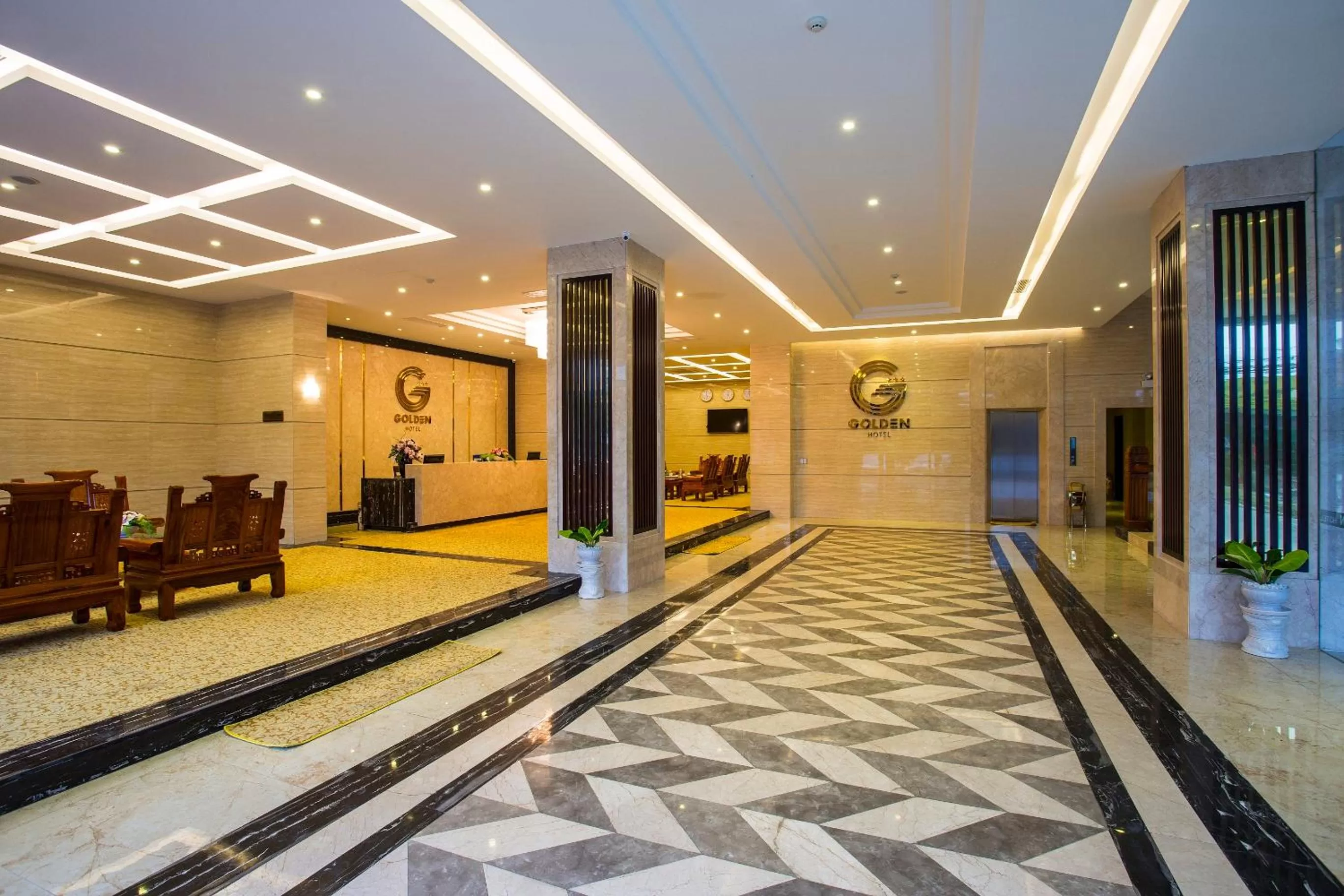 Lobby or reception in Golden Quang Tri Hotel