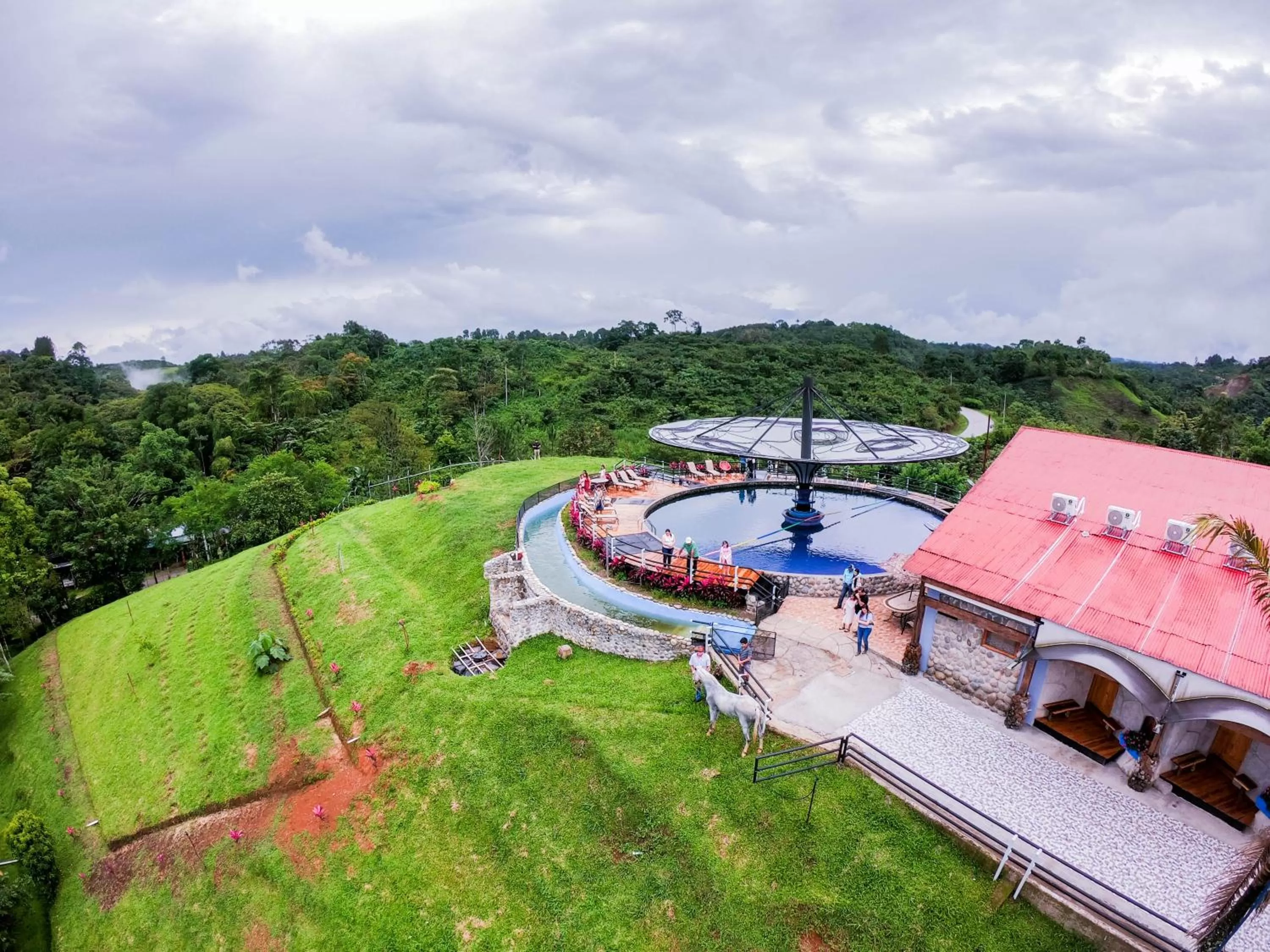 Bird's eye view, Bird's-eye View in Hotel Hacienda Don Paolo