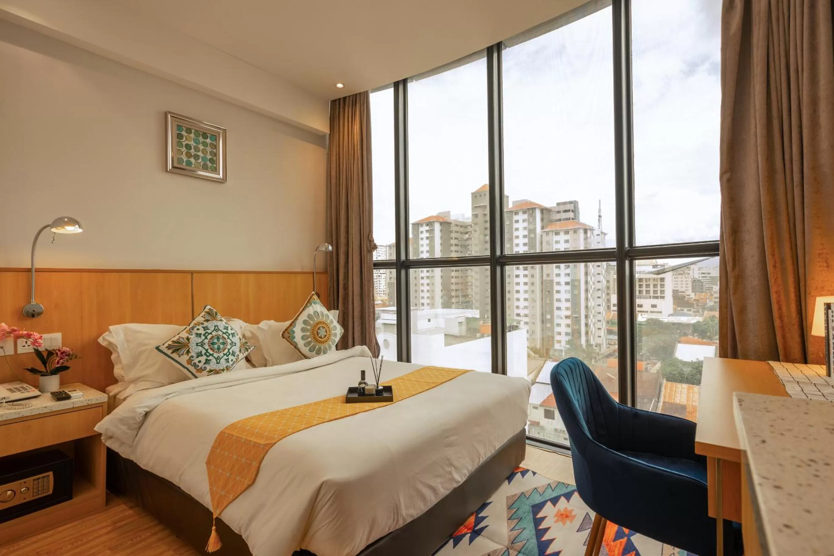 Bed in Summer Tree Hotel Penang