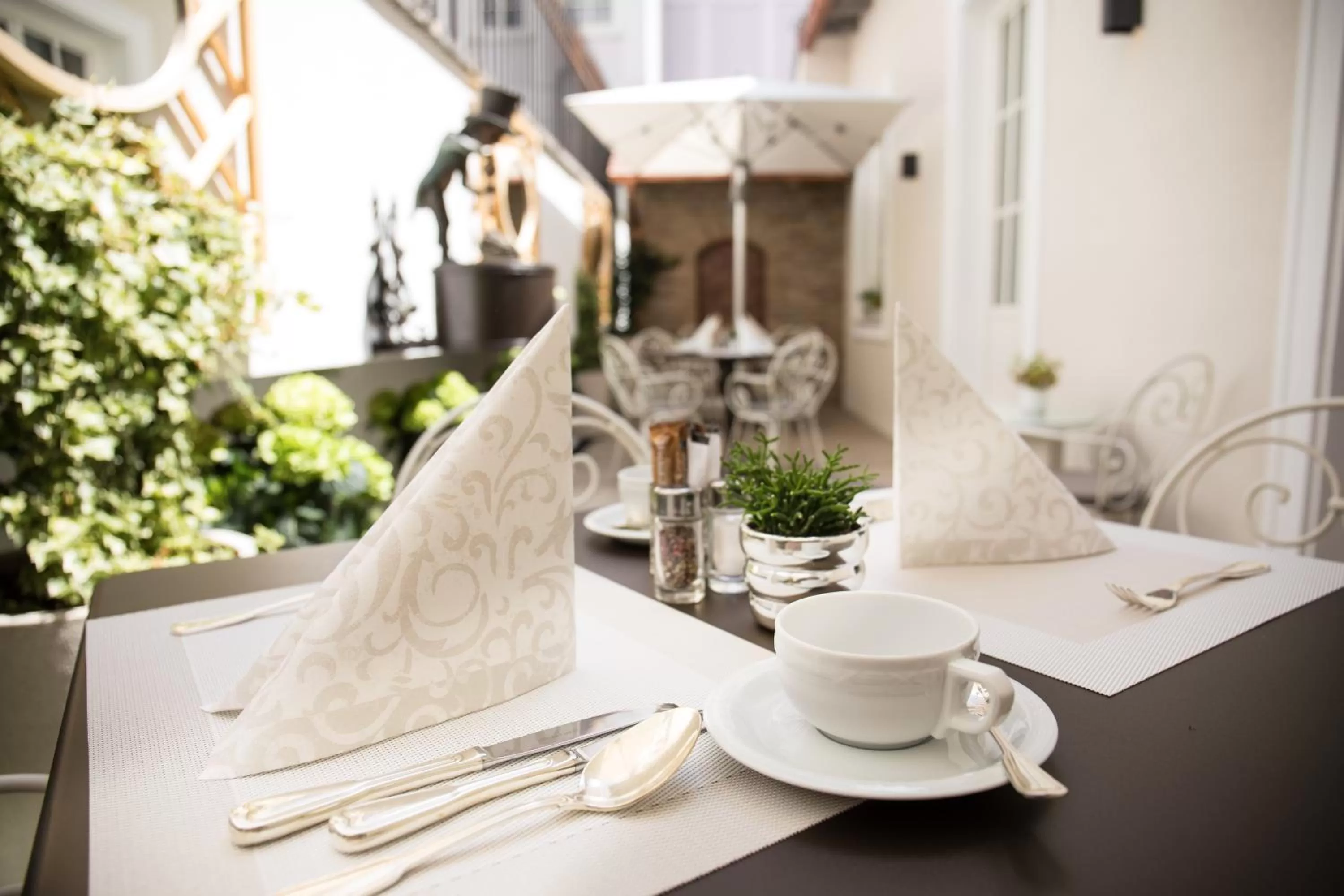 Patio in Hotel Bristol Salzburg