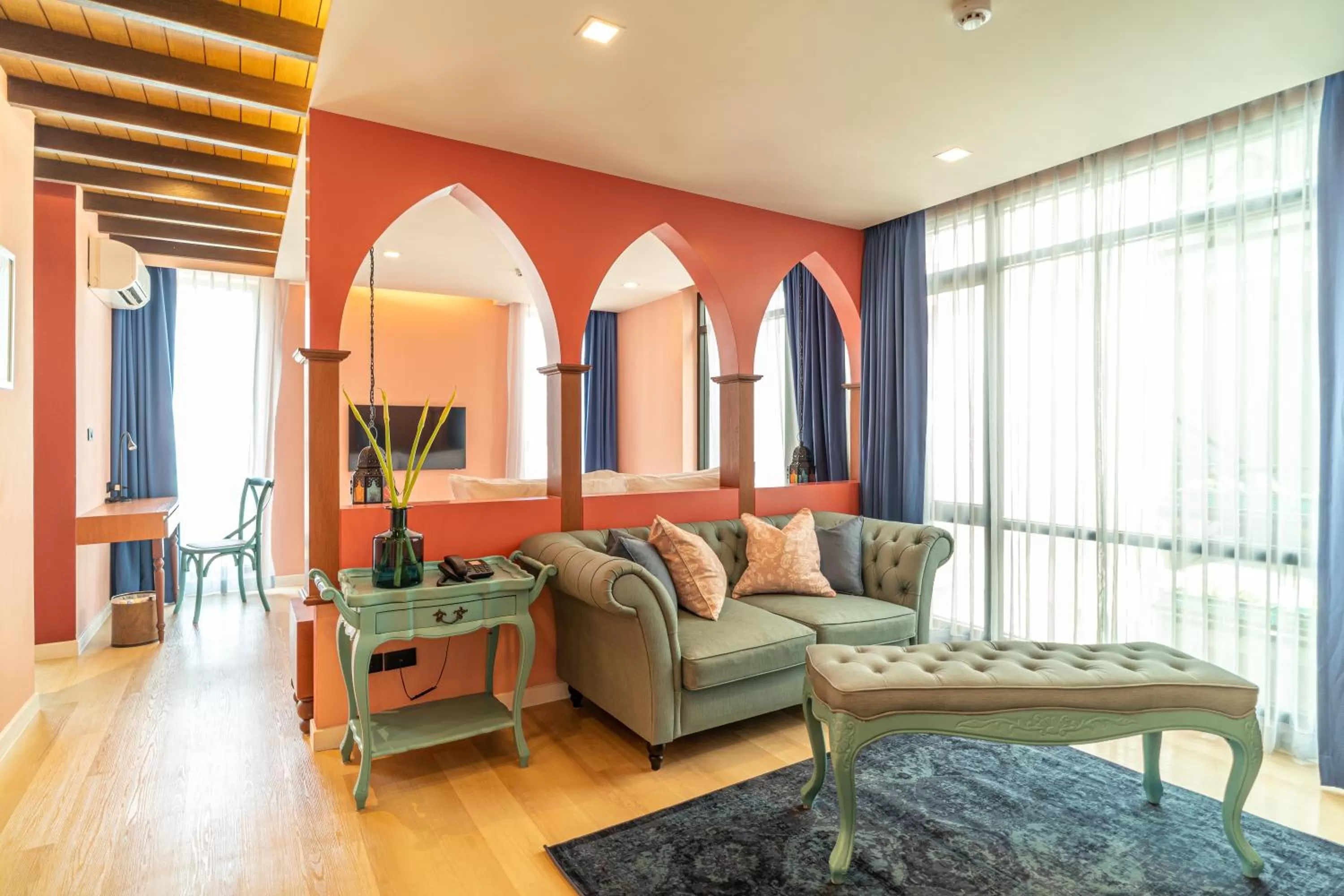 Living room in Amber Boutique Silom