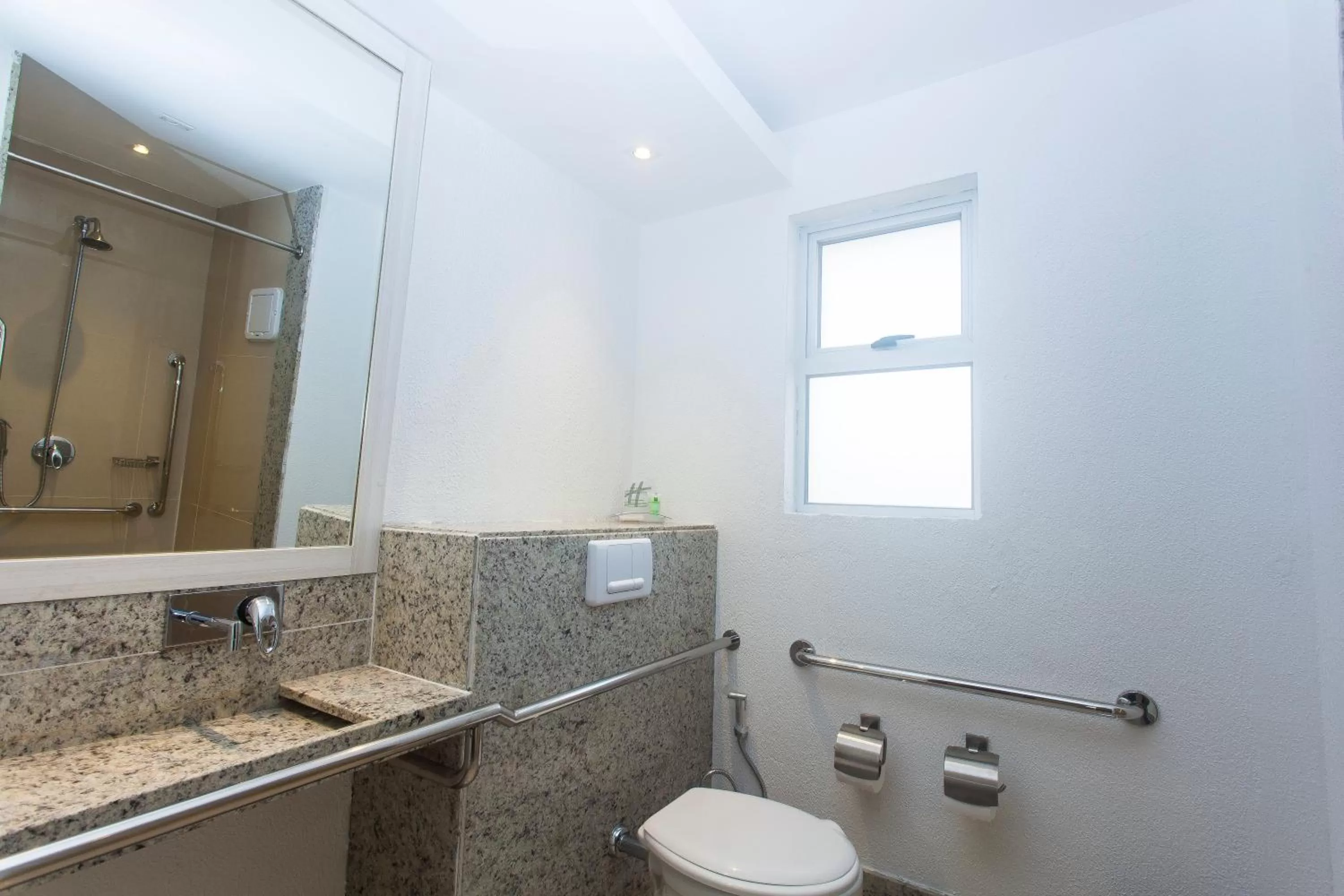 Bathroom in Praiamar Arena