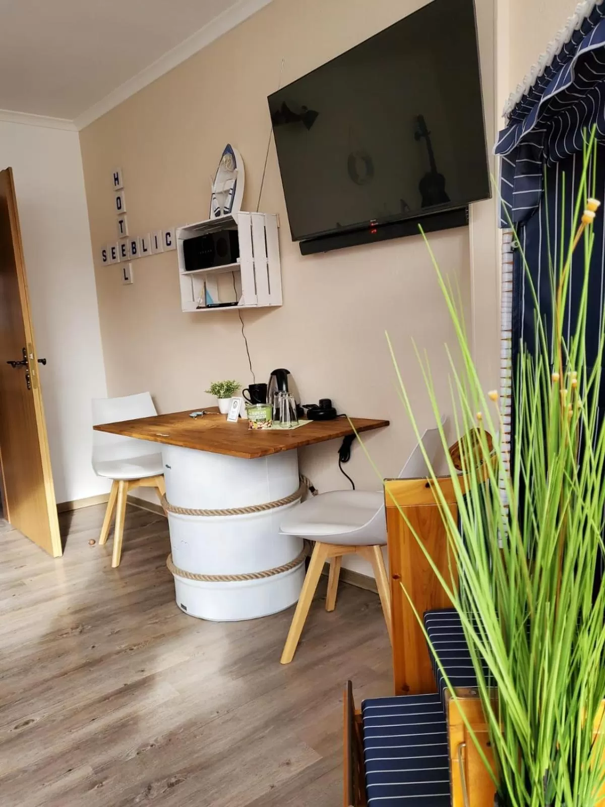 TV and multimedia in Hotel Seeblick am Sankelmarker See - Natur und Erholung