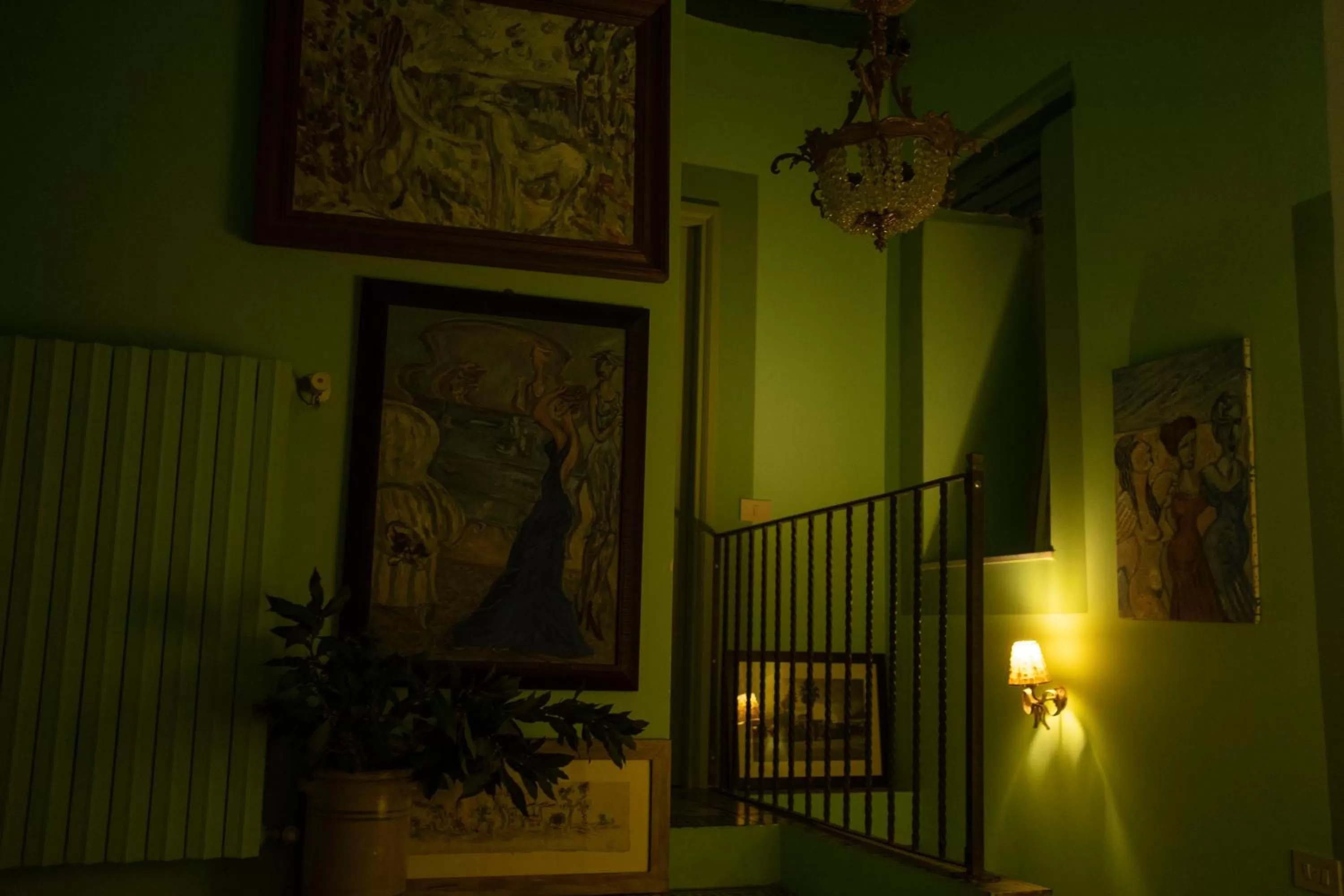 Kitchen or kitchenette in La dimora del genio