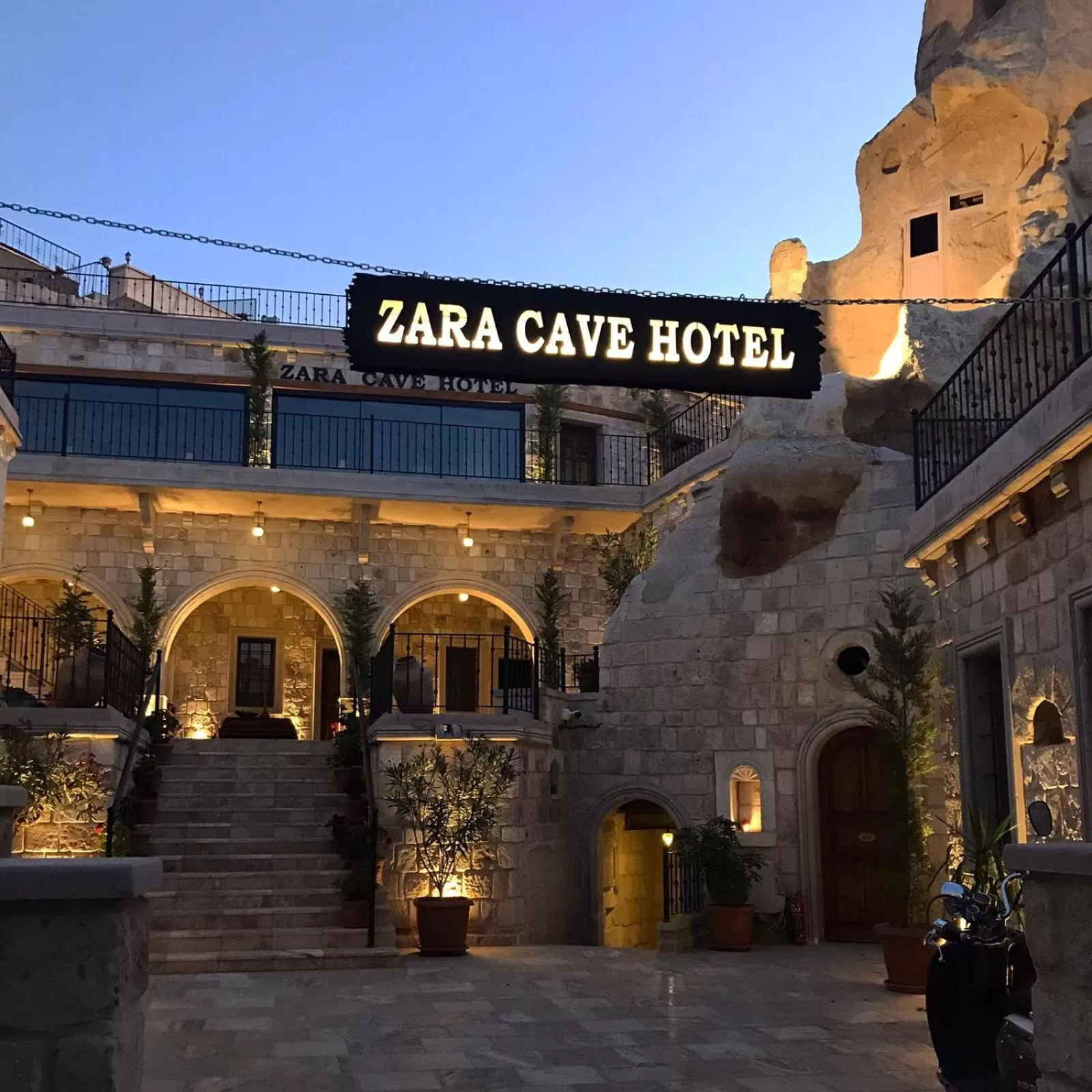 Facade/entrance in Zara Cave Hotel