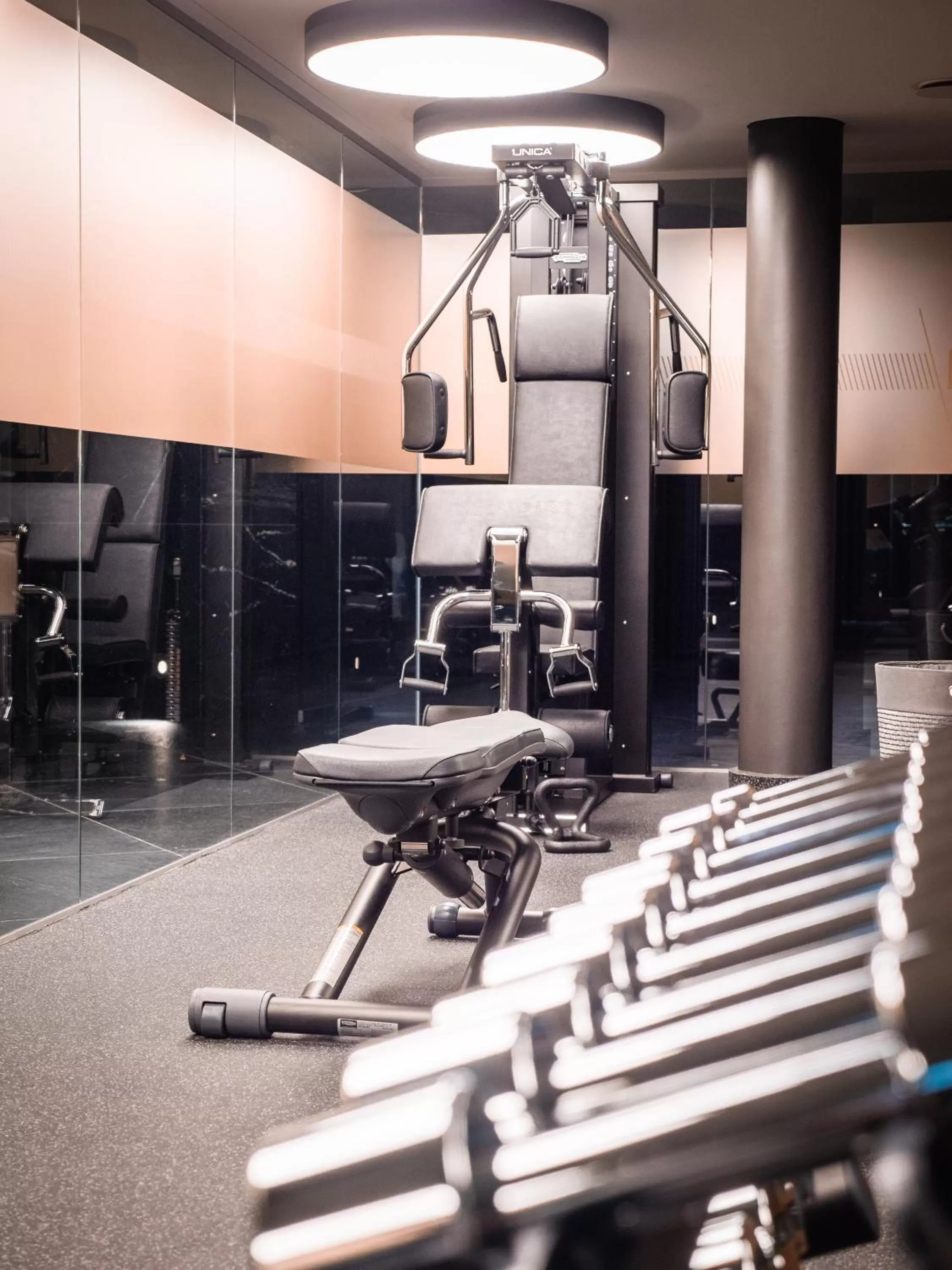 Fitness centre/facilities in Hotel Pacai, Vilnius, a Member of Design Hotels