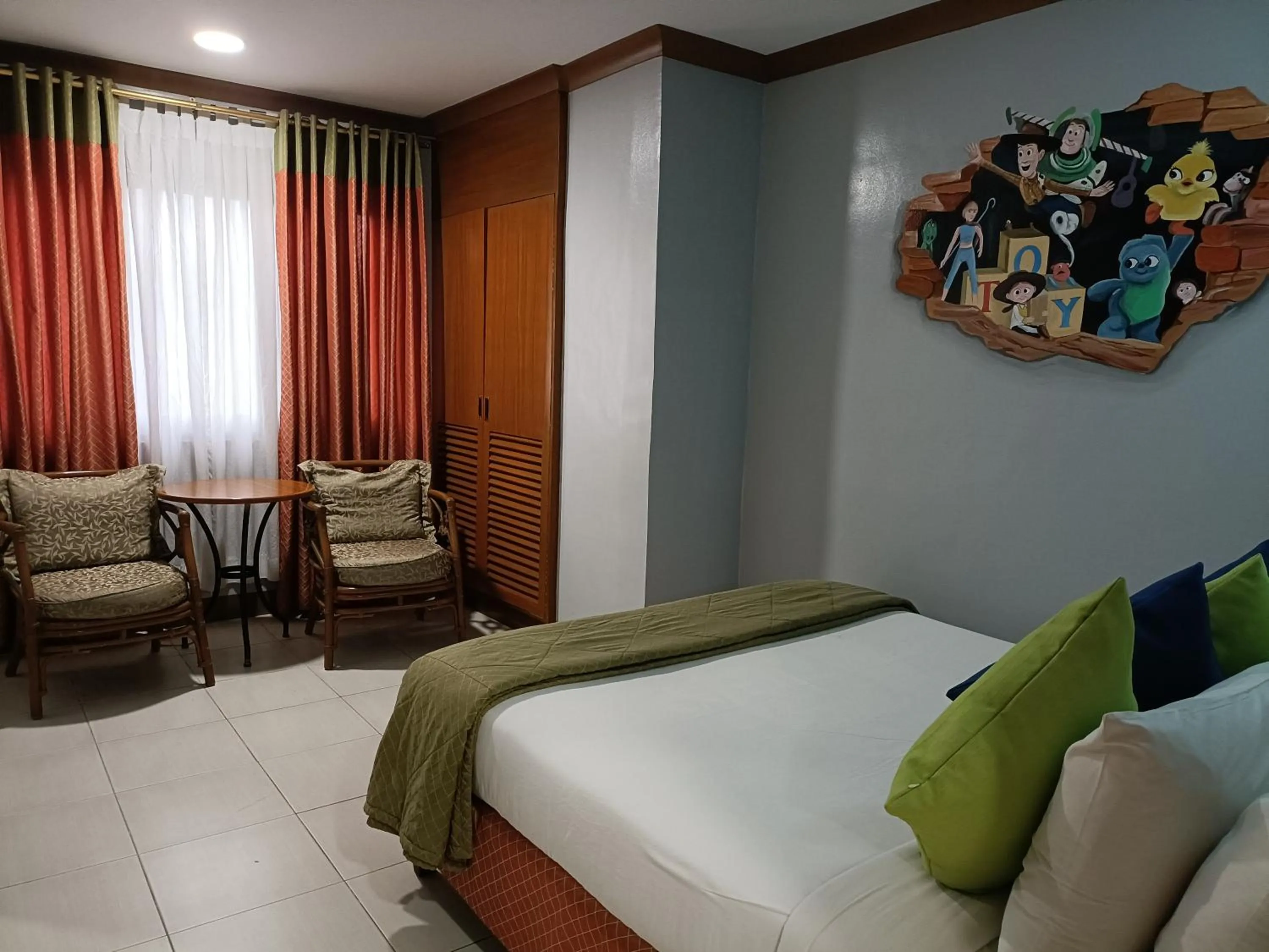 Bed in The Golden Pine Hotel