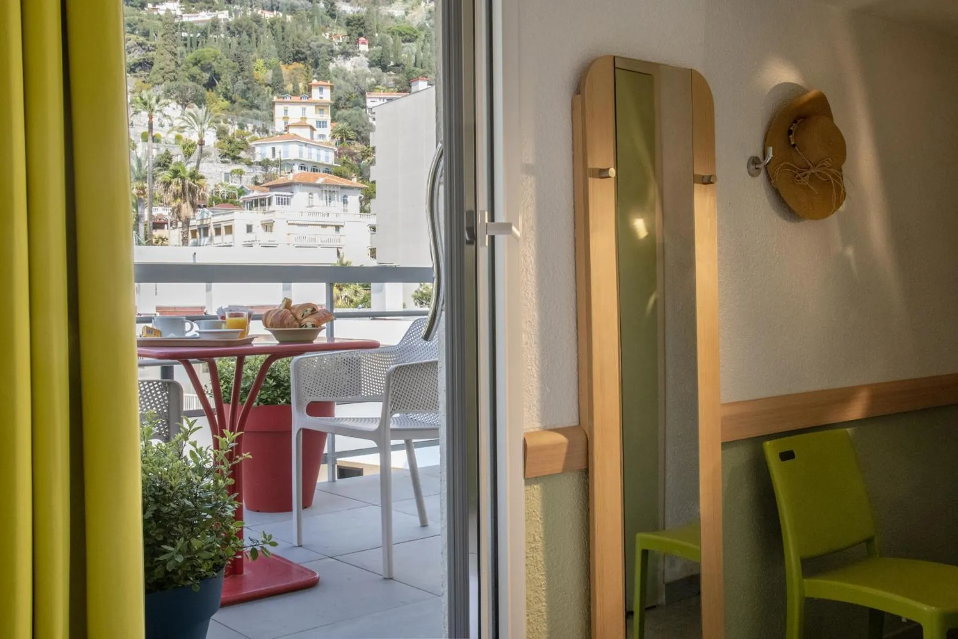 Balcony/Terrace in ibis budget Menton Bord de Mer