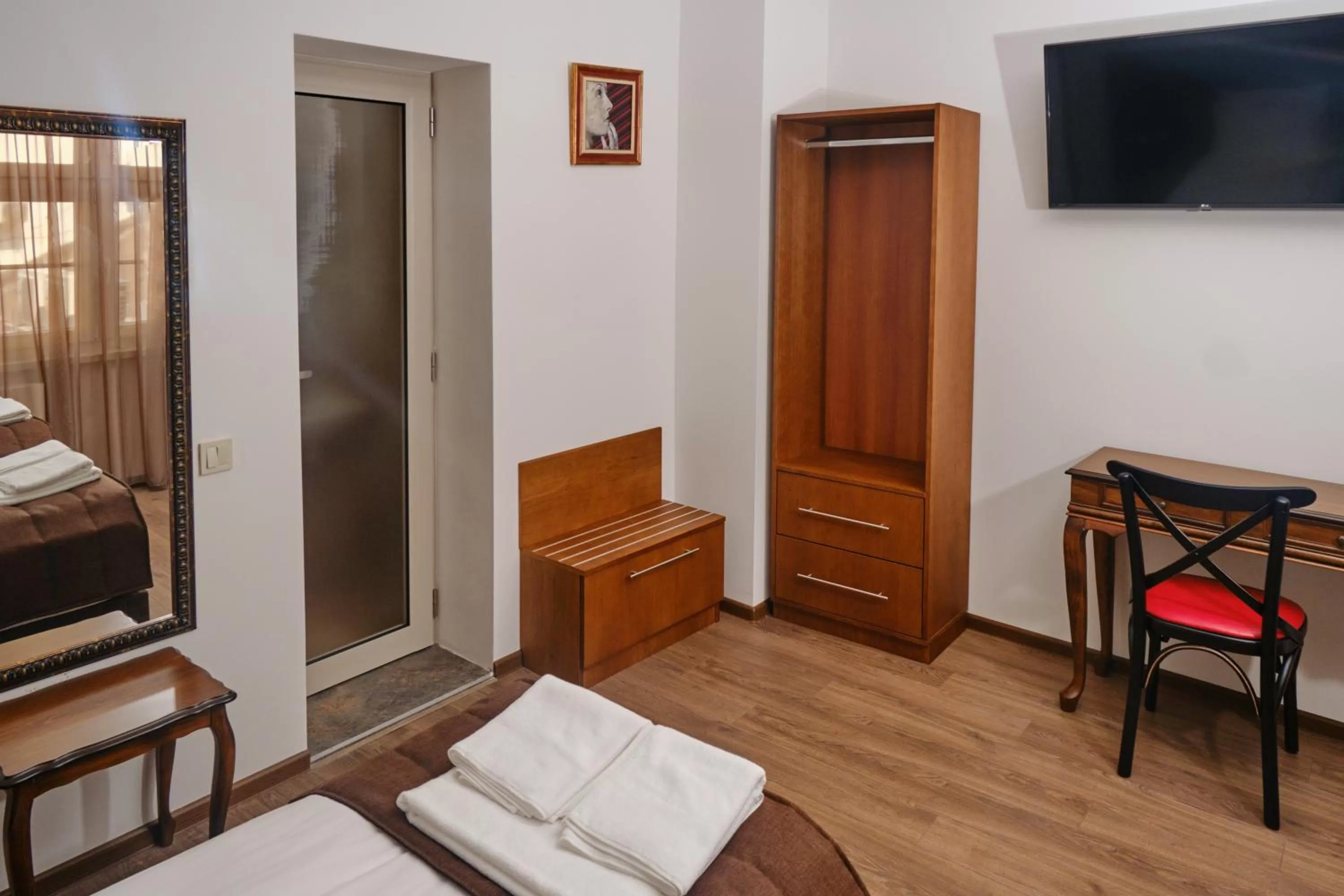 Bed in Hotel Splendid