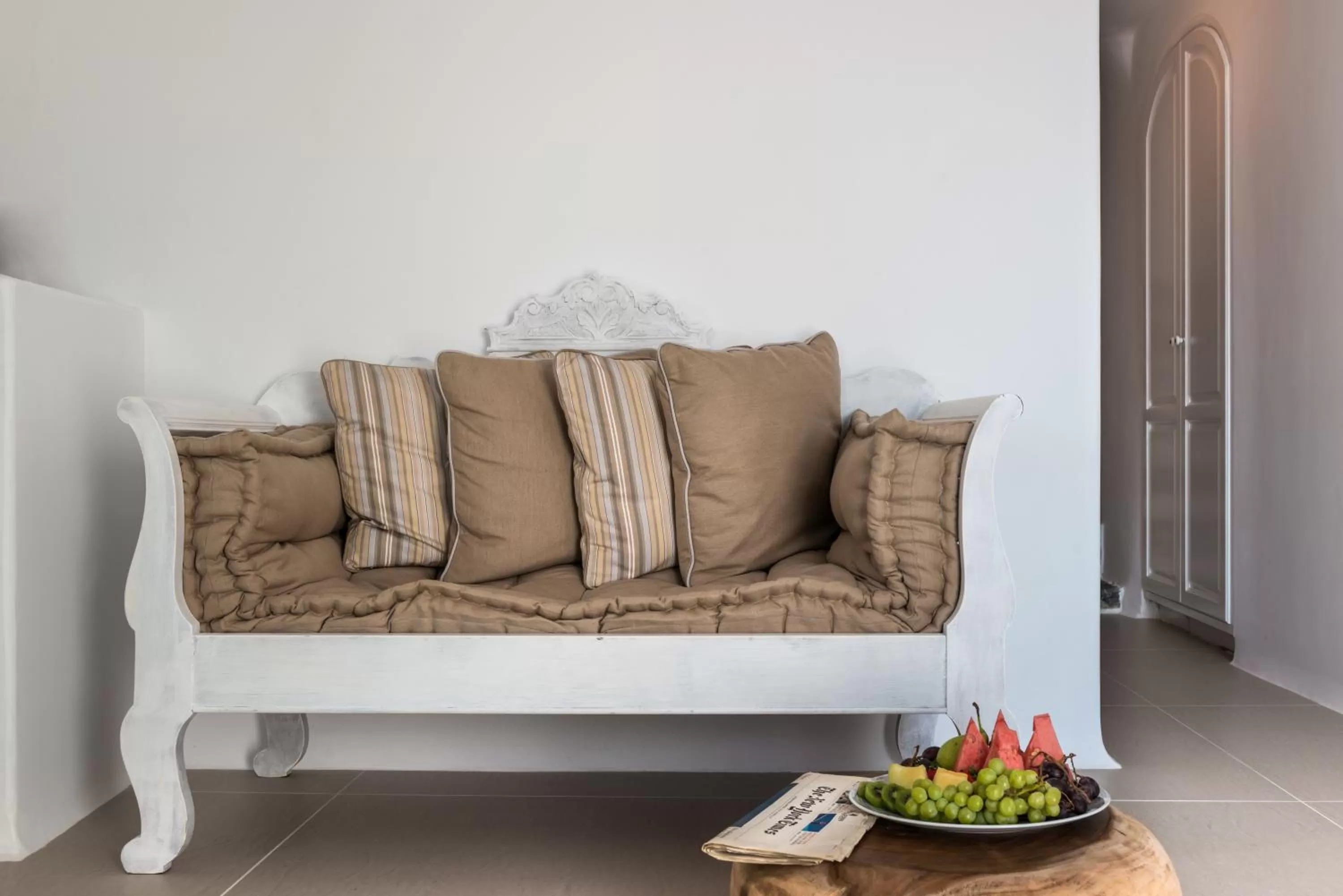 Living room in Nefeles Luxury Suites