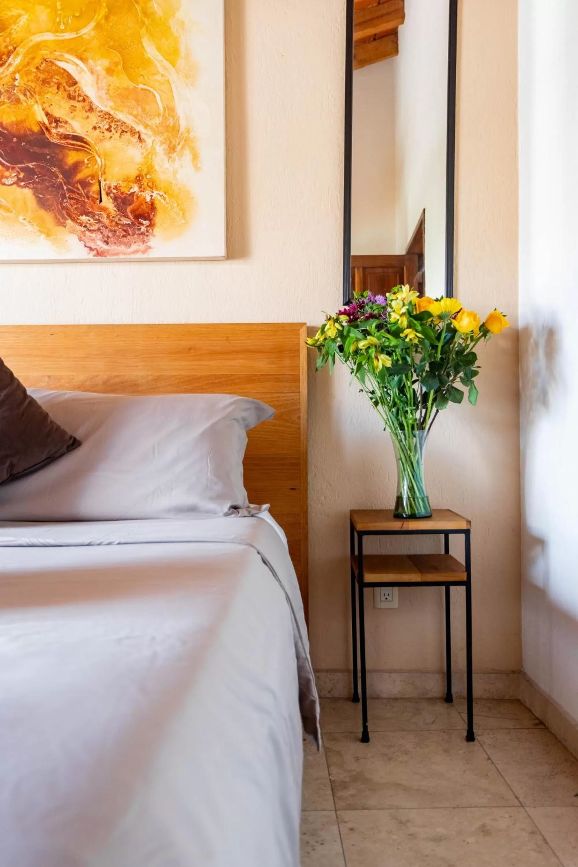 Bed in Olas Altas Suites Departamentos