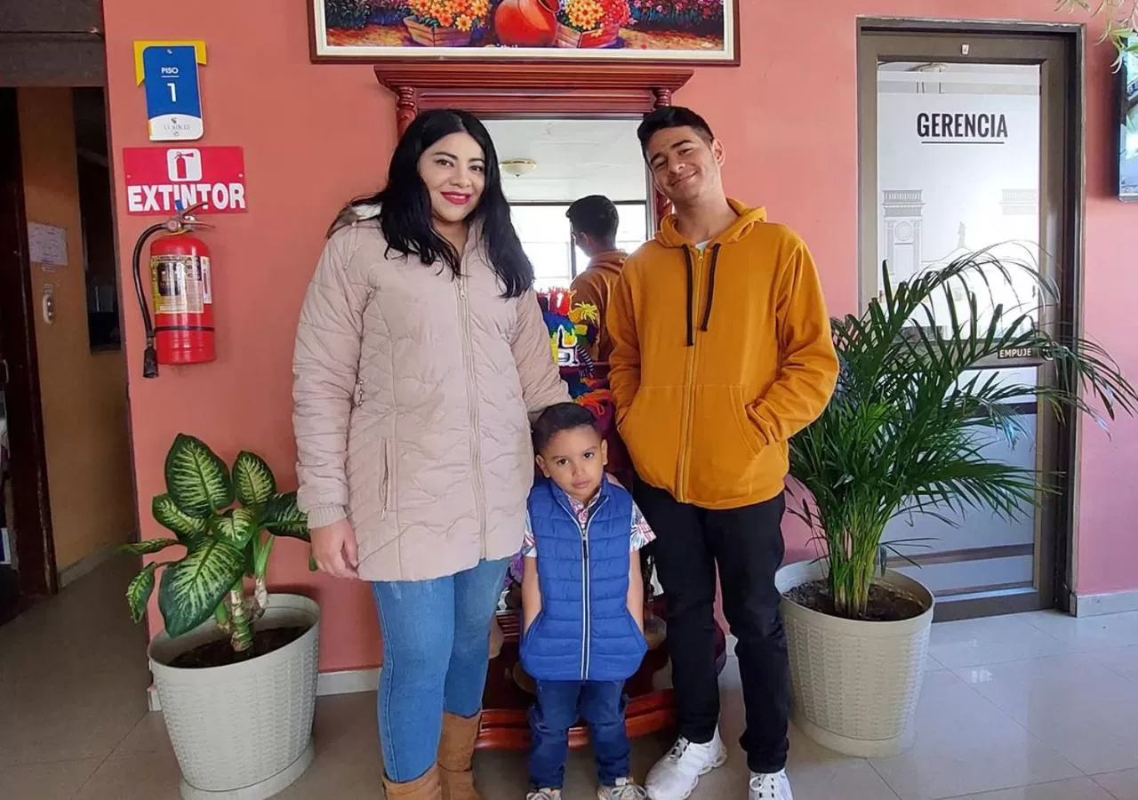 Property building, Family in La Merced Plaza Hostal