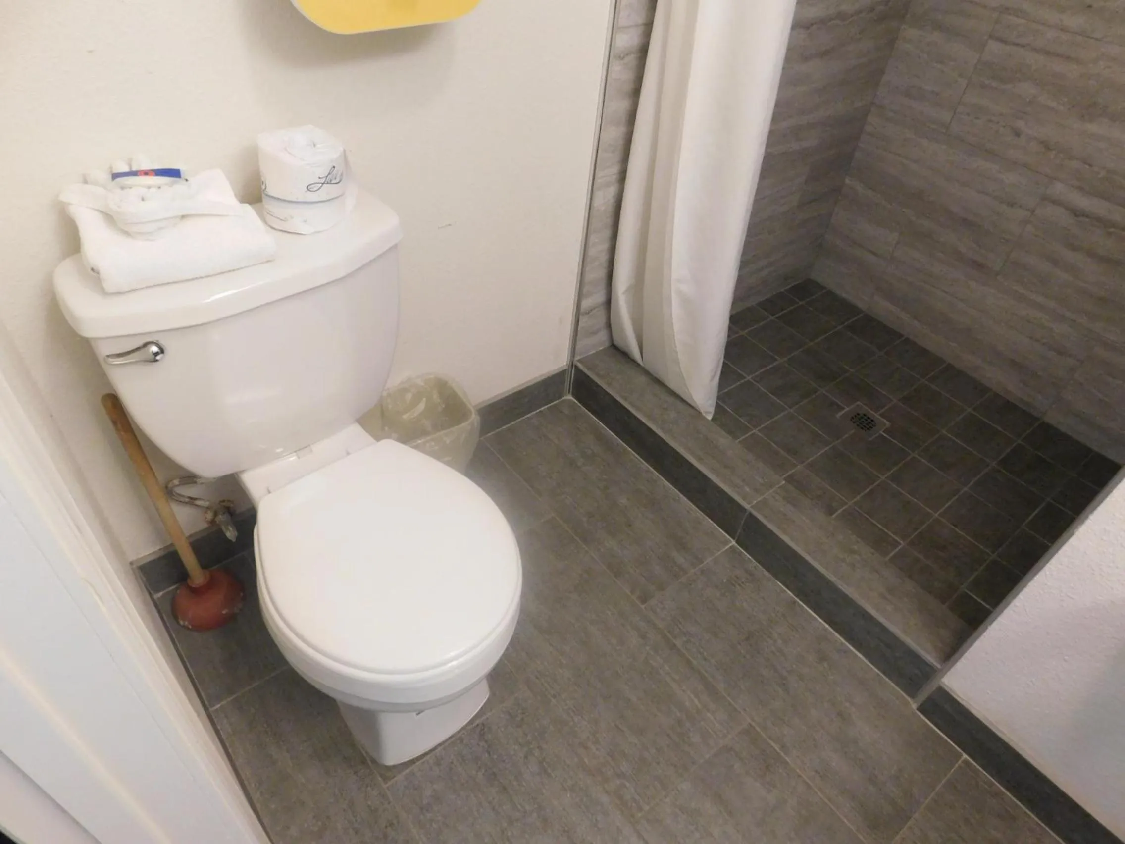 Bathroom in Motel 6 - Downtown Monterey