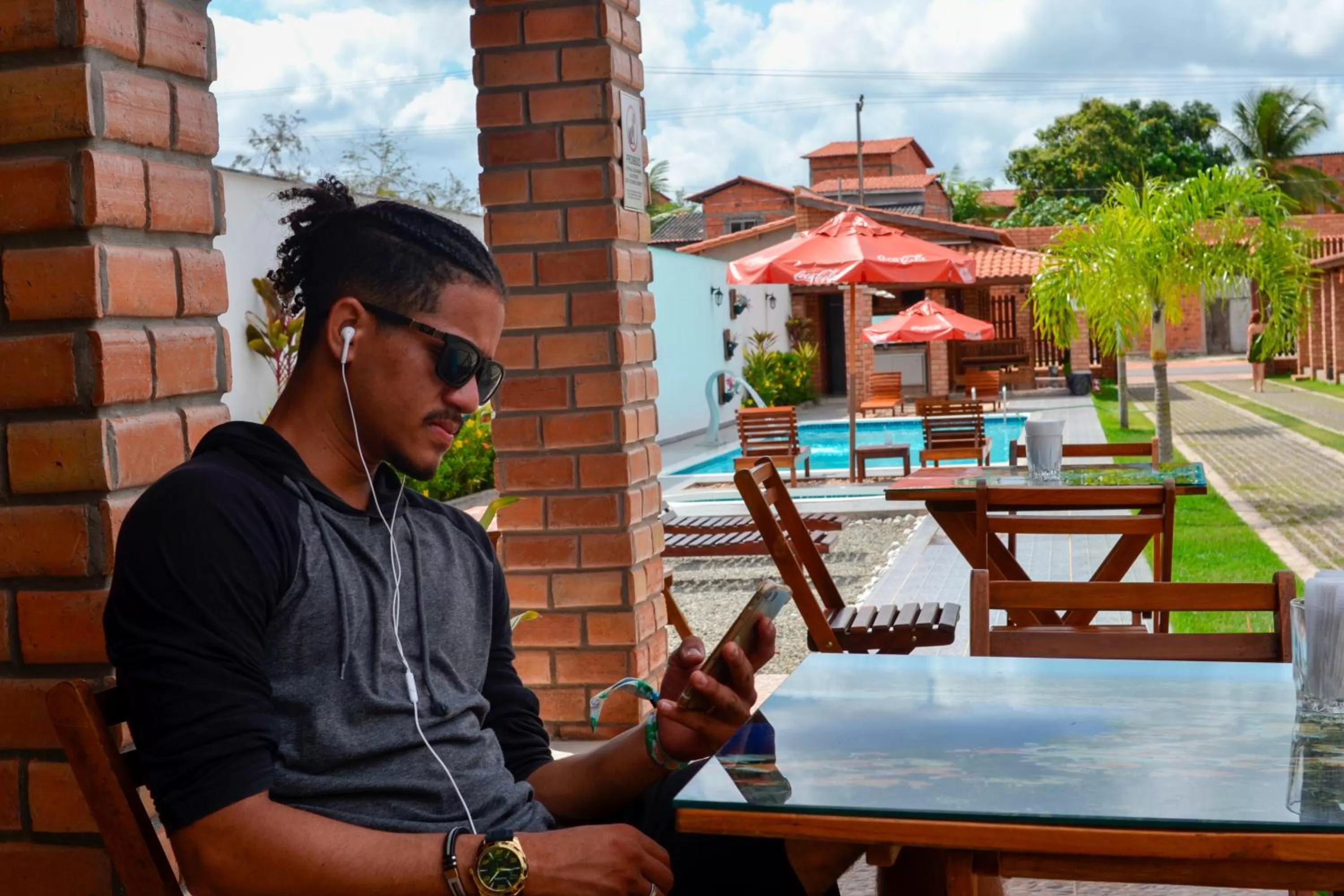 Restaurant/places to eat in Pousada Vasto Horizonte