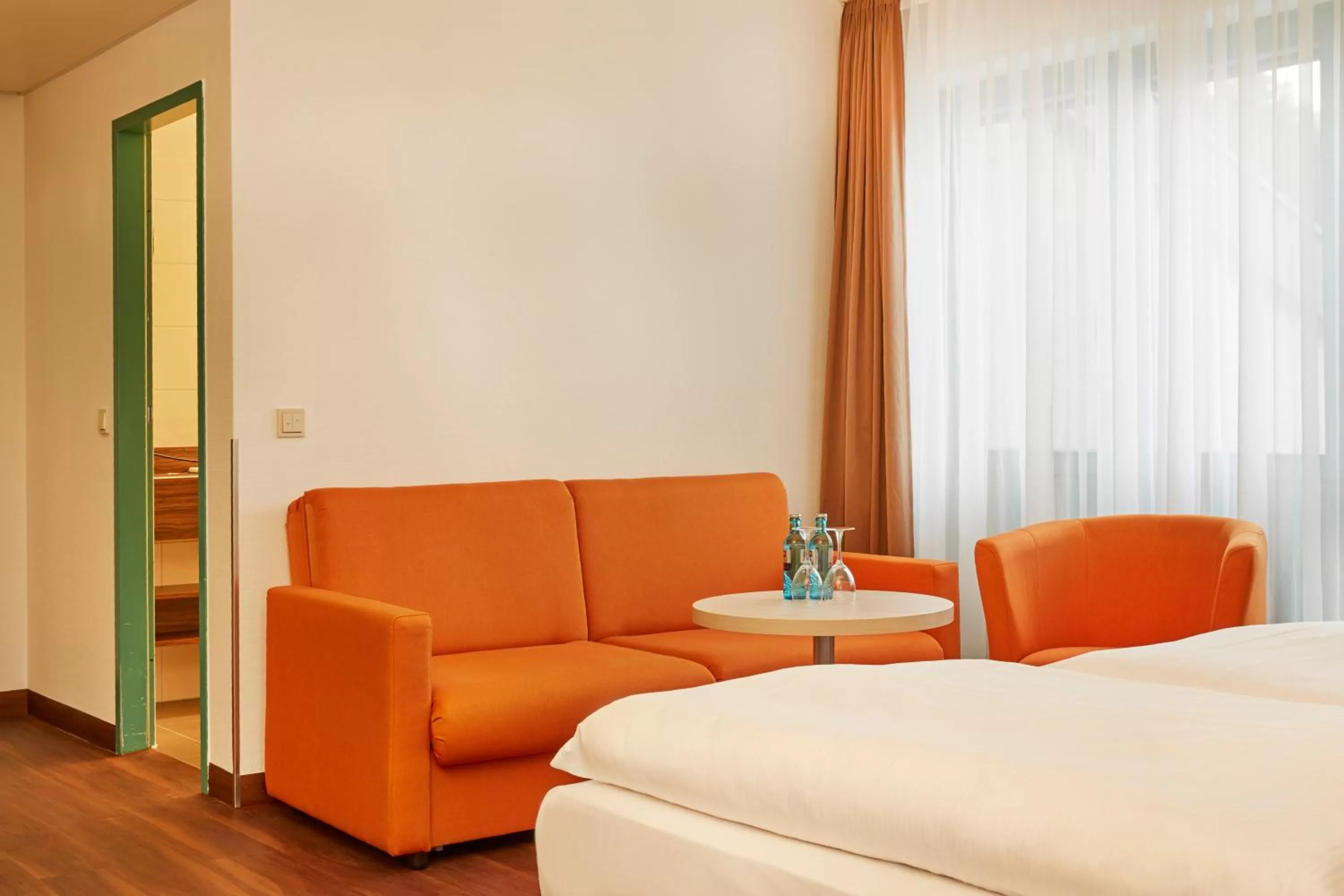 Decorative detail, Bed in H+ Hotel Limes Thermen Aalen