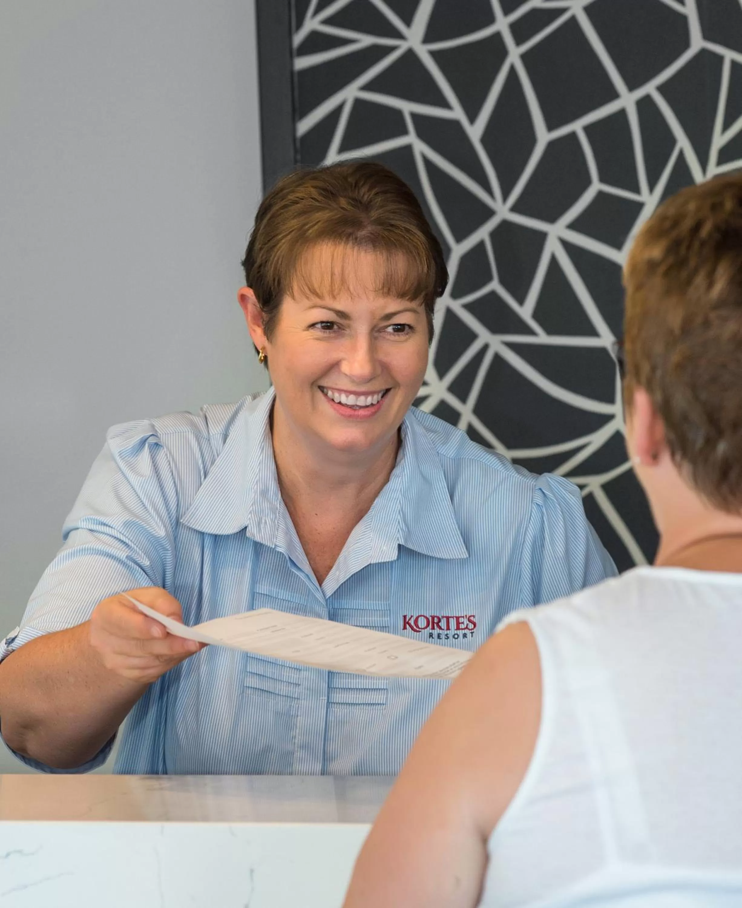 Lobby or reception in Korte's Resort