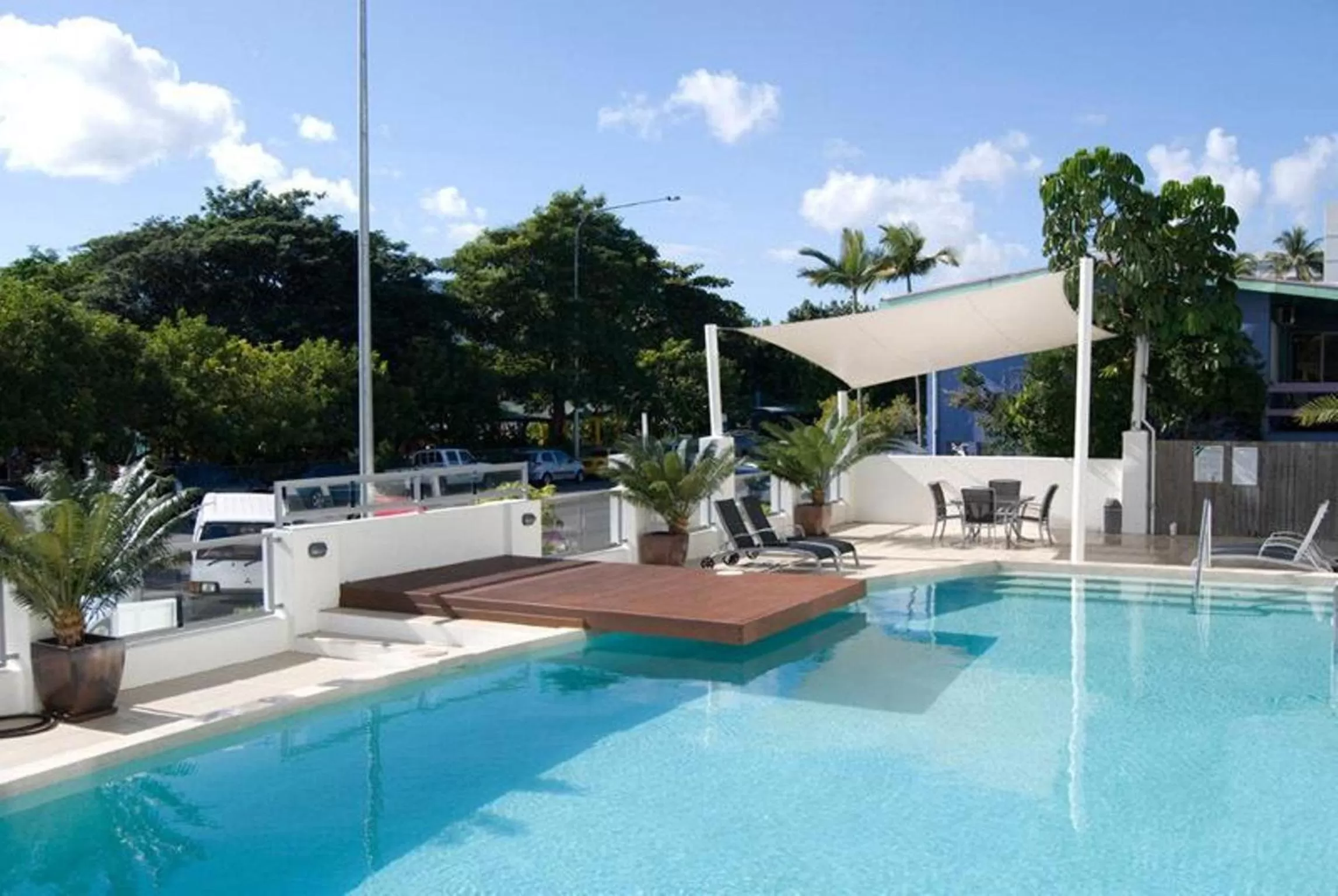 Swimming pool in Waters Edge Apartment Cairns