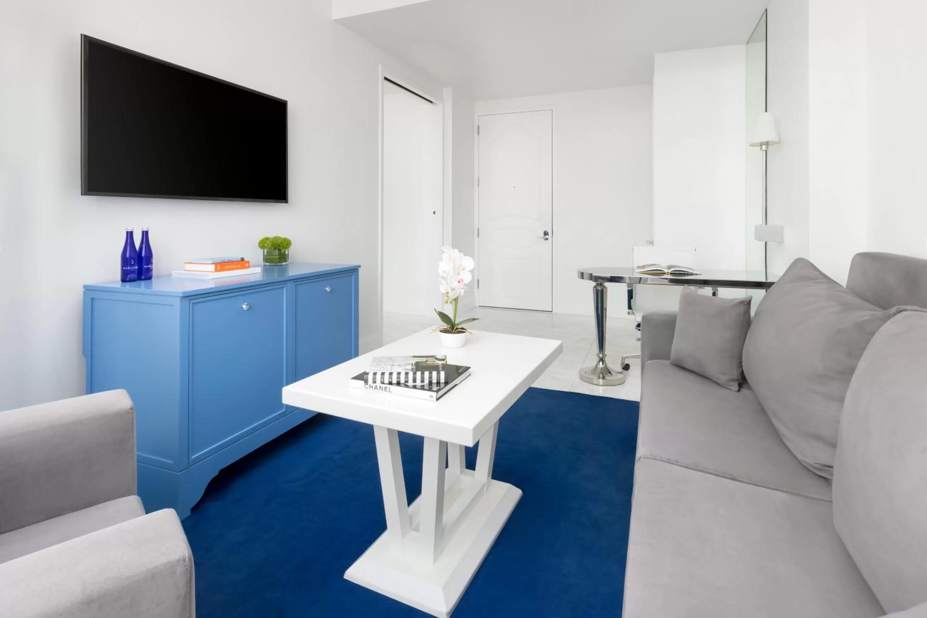 Seating area in NoMo SoHo