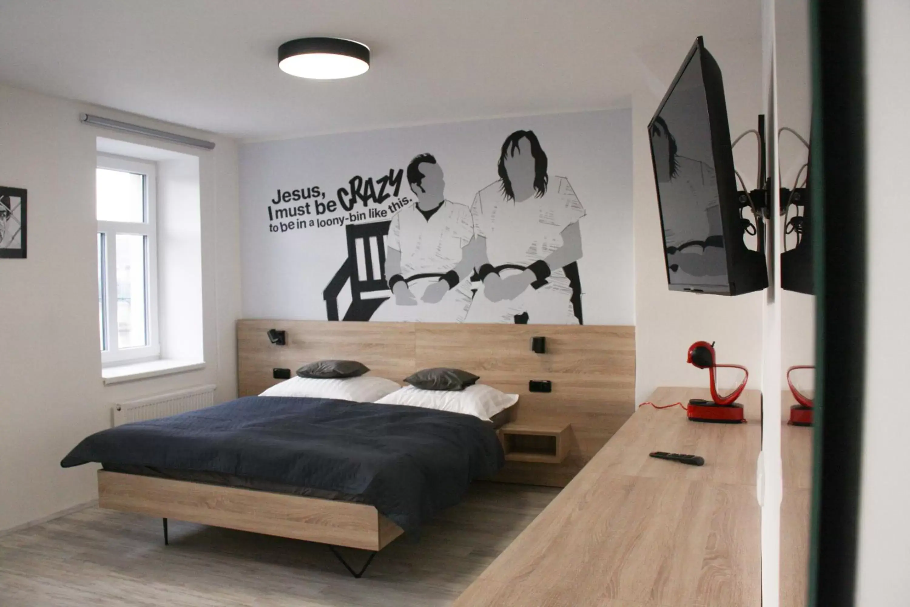 Deluxe Double or Twin Room with River View in Penzion Via Ferrata Deluxe Double or Twin Room with River View in Penzion Via Ferrata