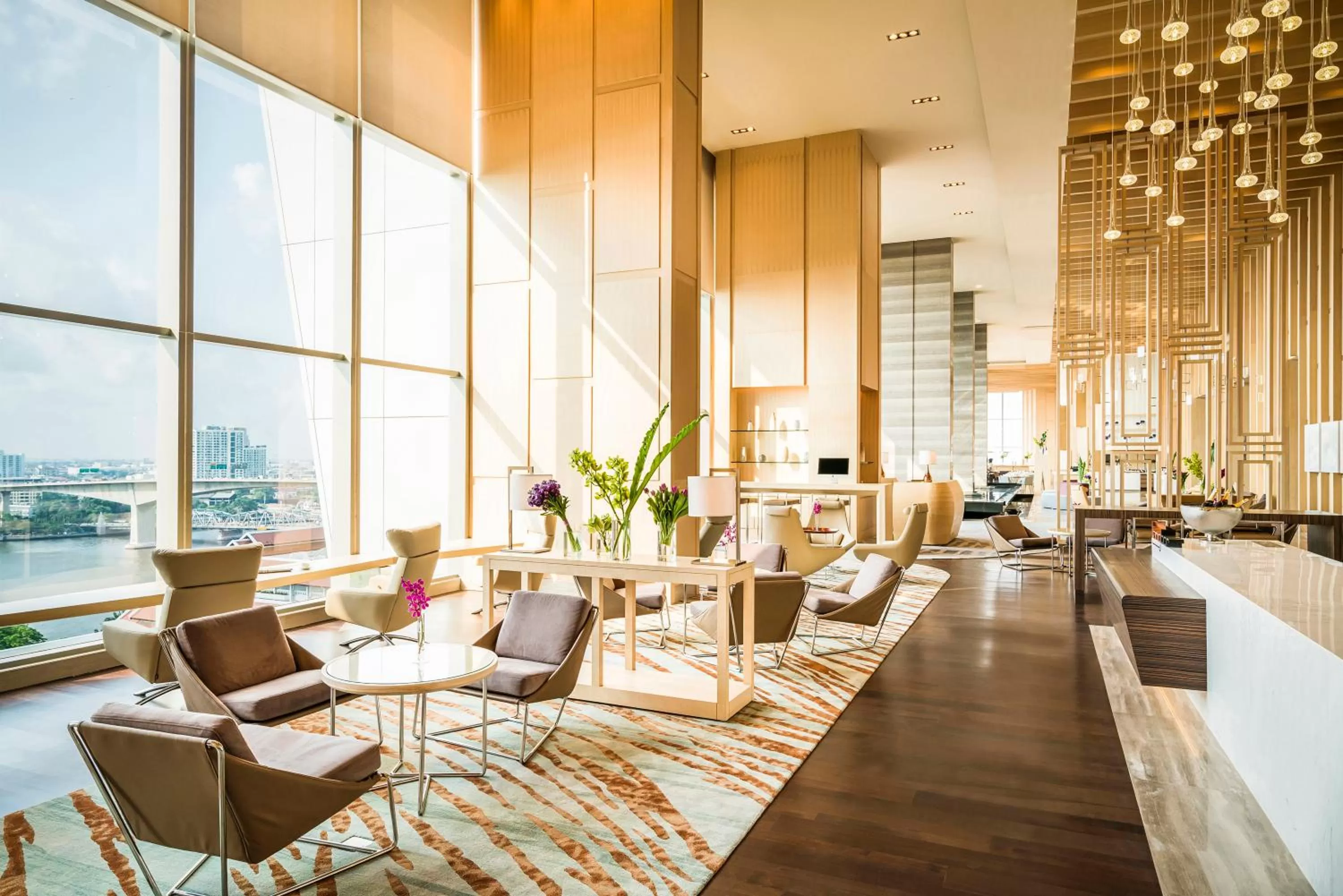 Lobby or reception in Avani Plus Riverside Bangkok Hotel
