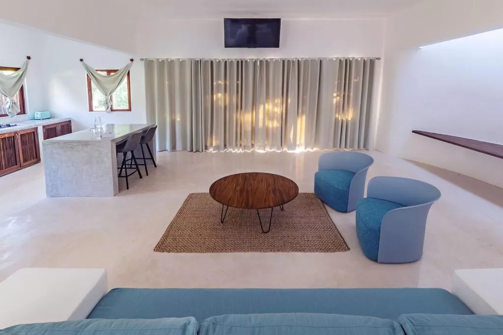 Kitchen or kitchenette, Bed in Mi Kasa Tu Kasa Bacalar