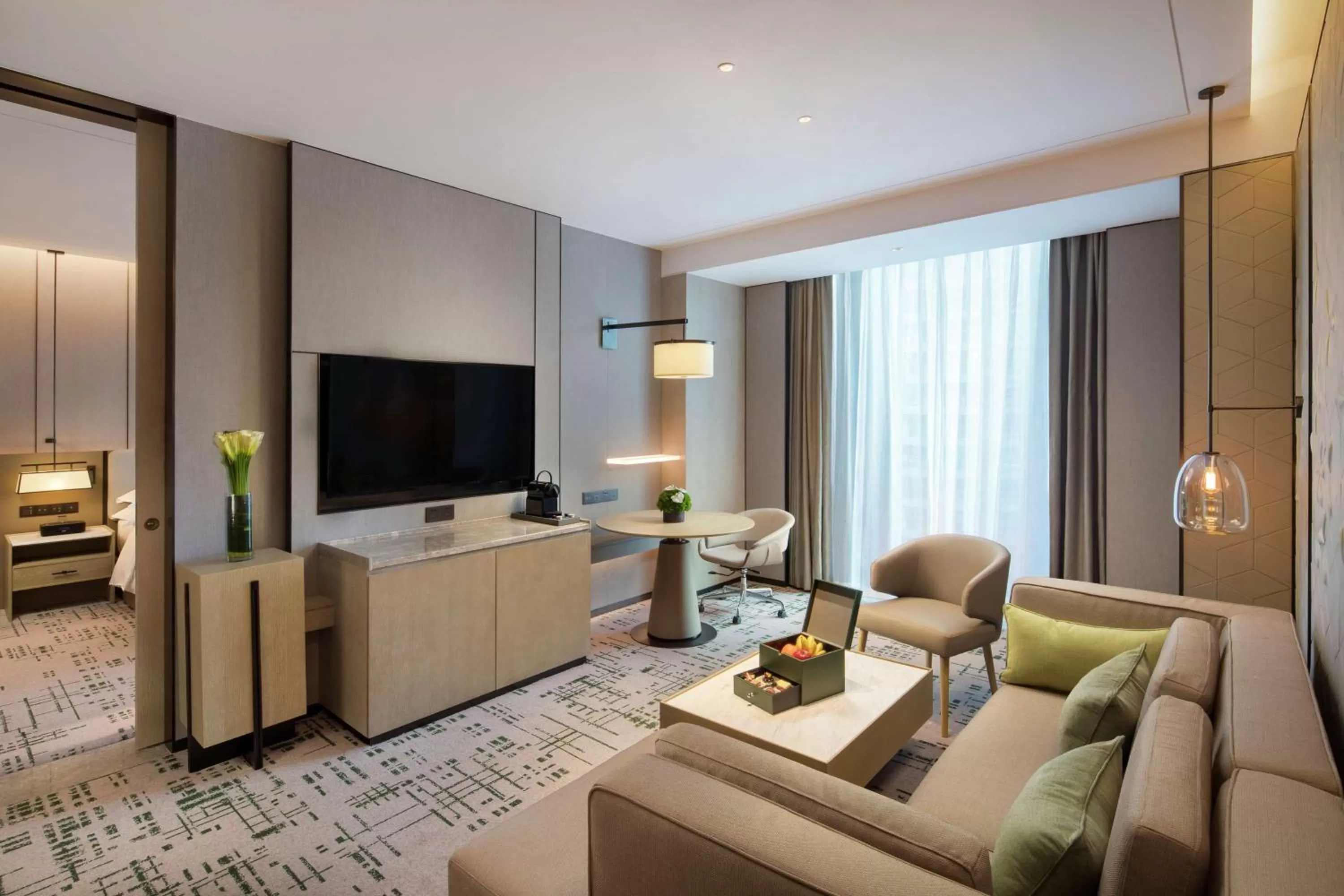 Bedroom in Hilton Chengdu Chenghua - Close to Panda Base and Chunxi Road