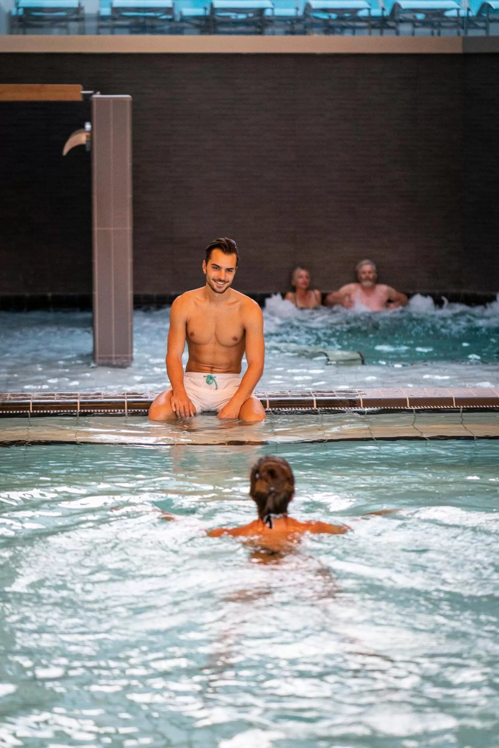 Hot Spring Bath, Swimming Pool in Appartement-Haus Blumenhof