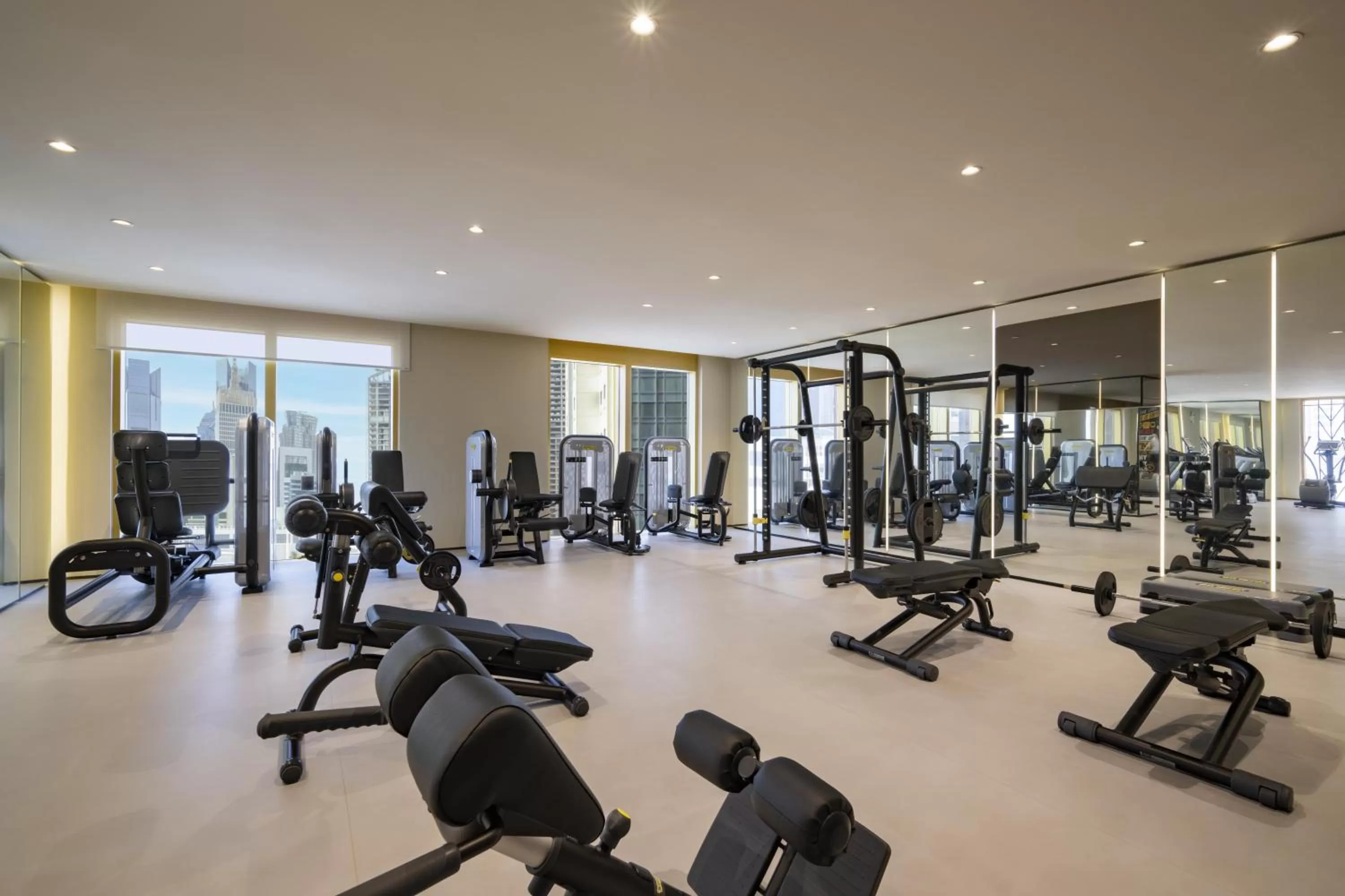 Fitness centre/facilities in voco Doha West Bay Suites by IHG