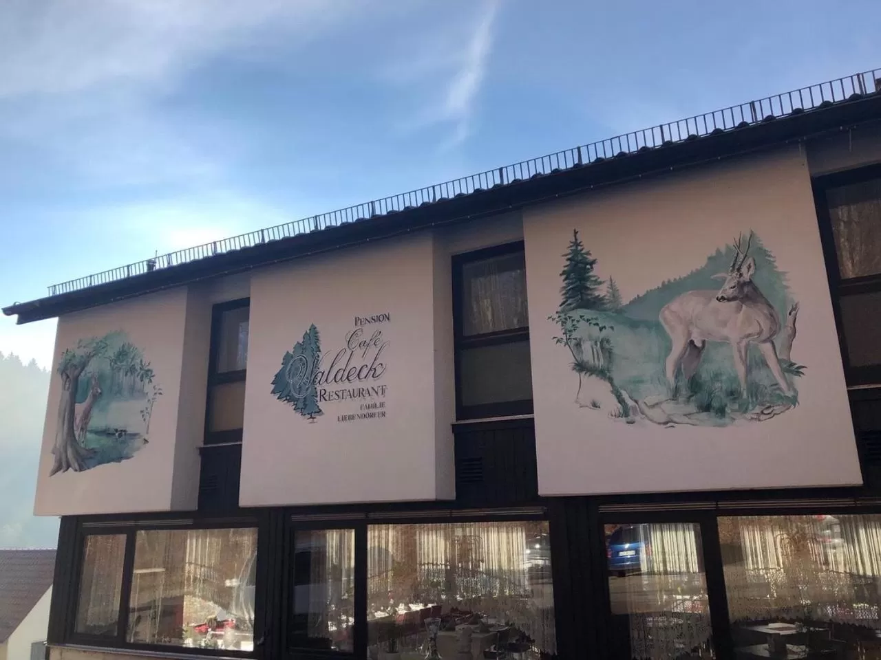 Property Building in Hotel Cafe Waldeck