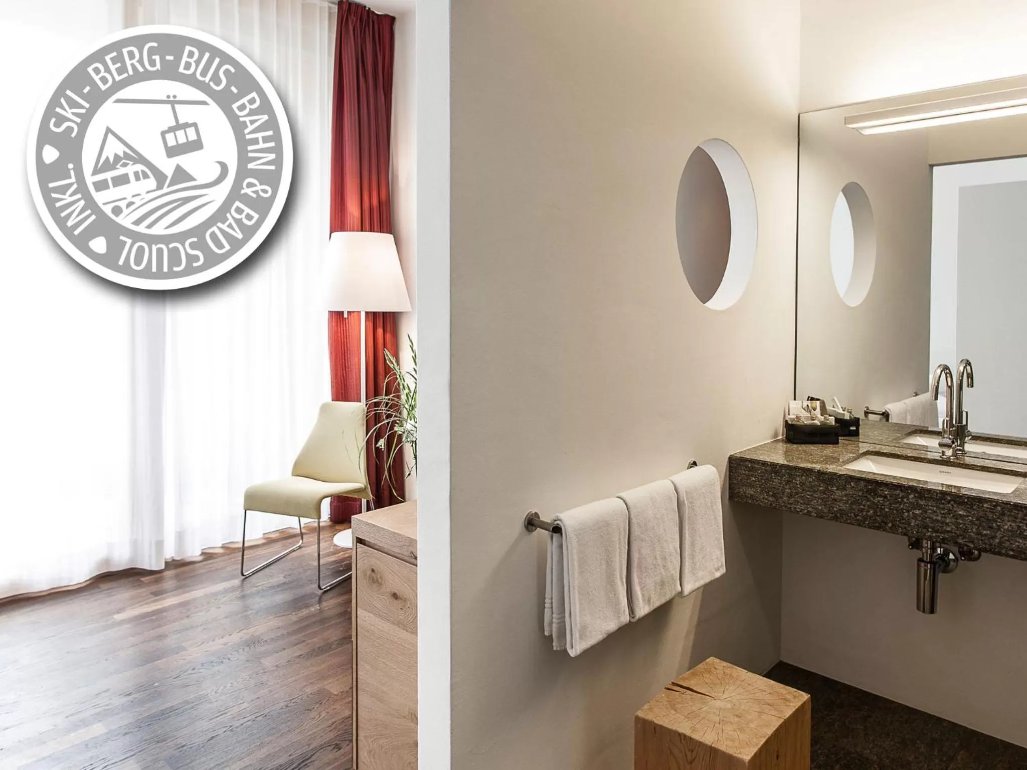 Bathroom in Hotel Belvedere Scuol