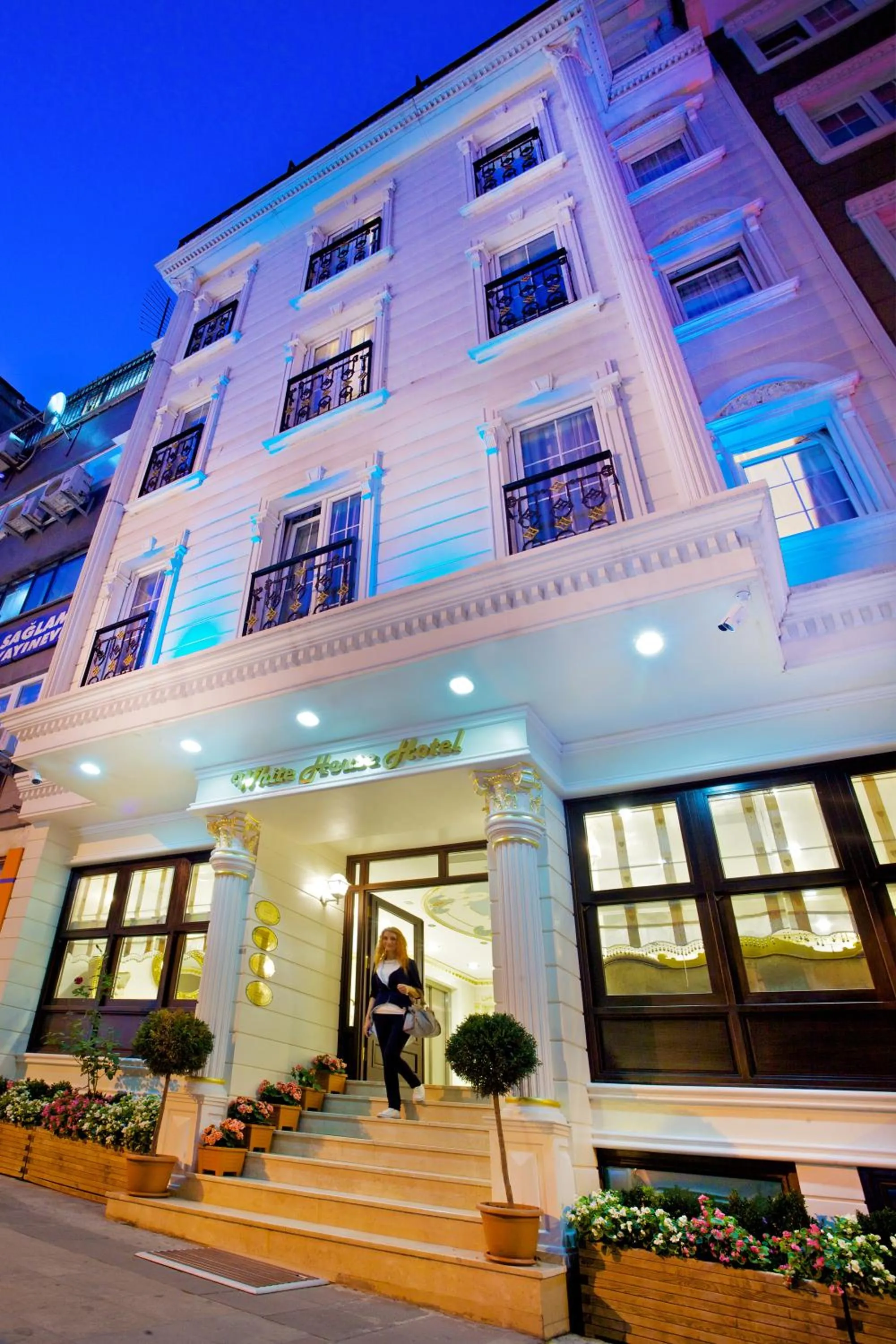 Facade/entrance in White House Hotel Istanbul