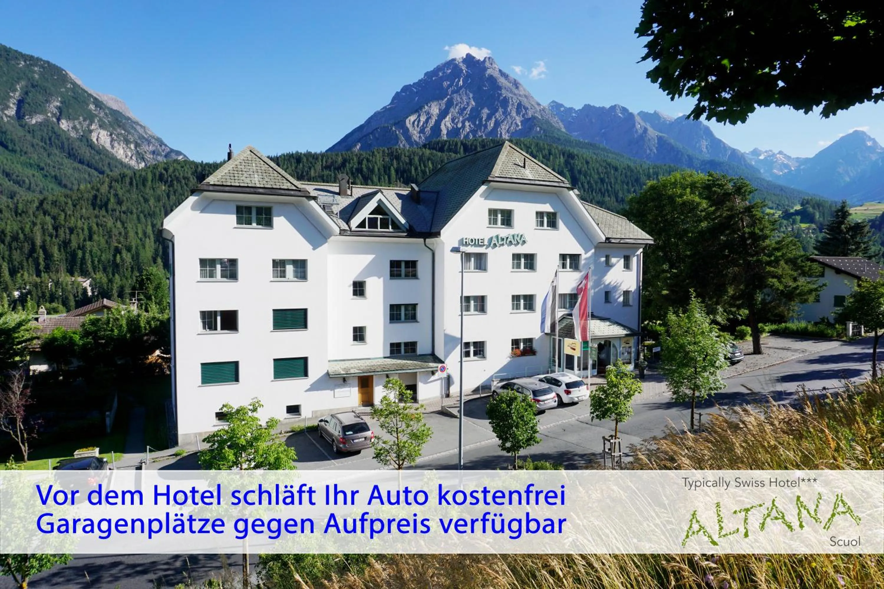 Property building in Typically Swiss Hotel Altana