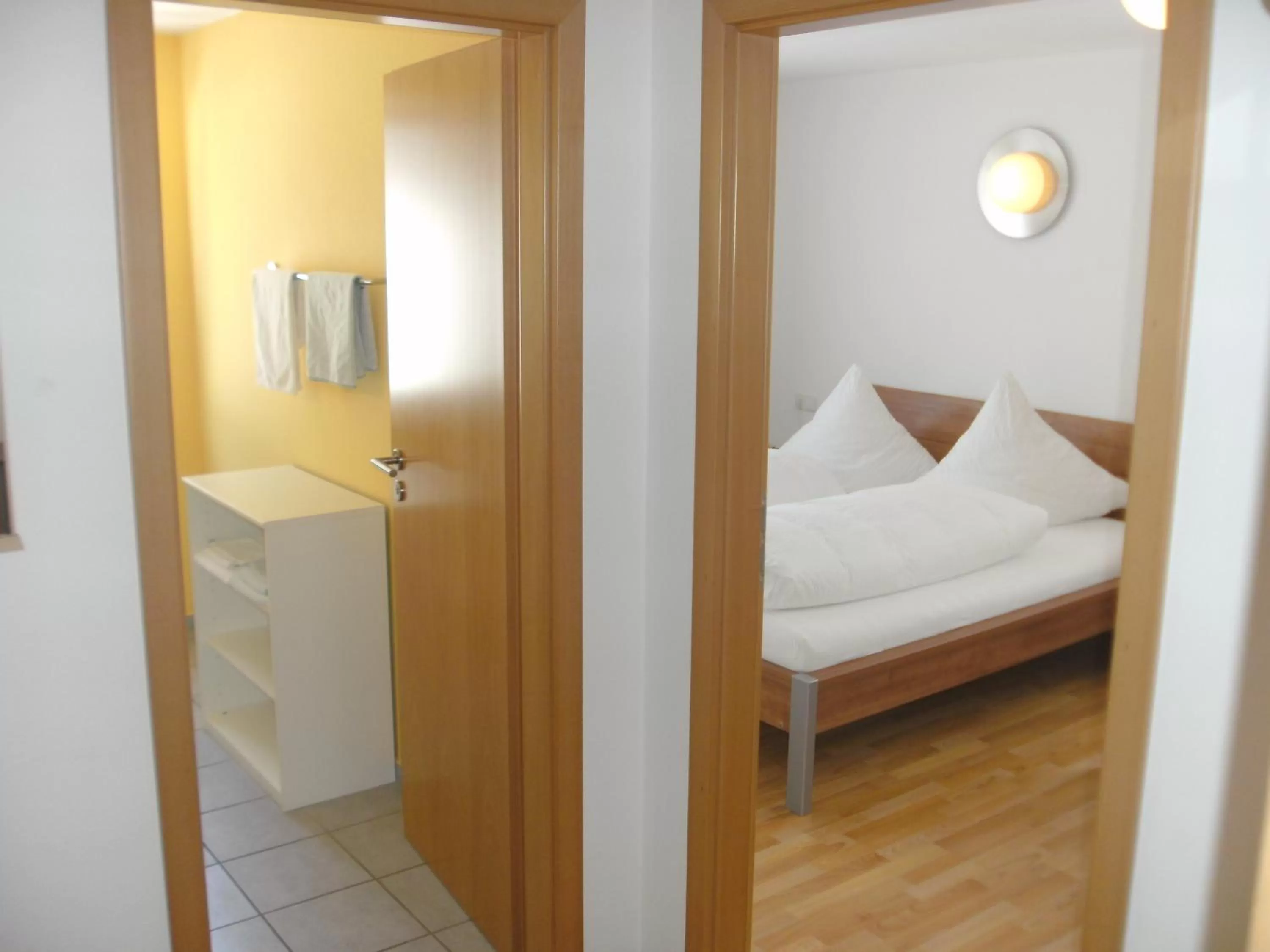 Decorative detail, Bed in Gasthof Hosbein