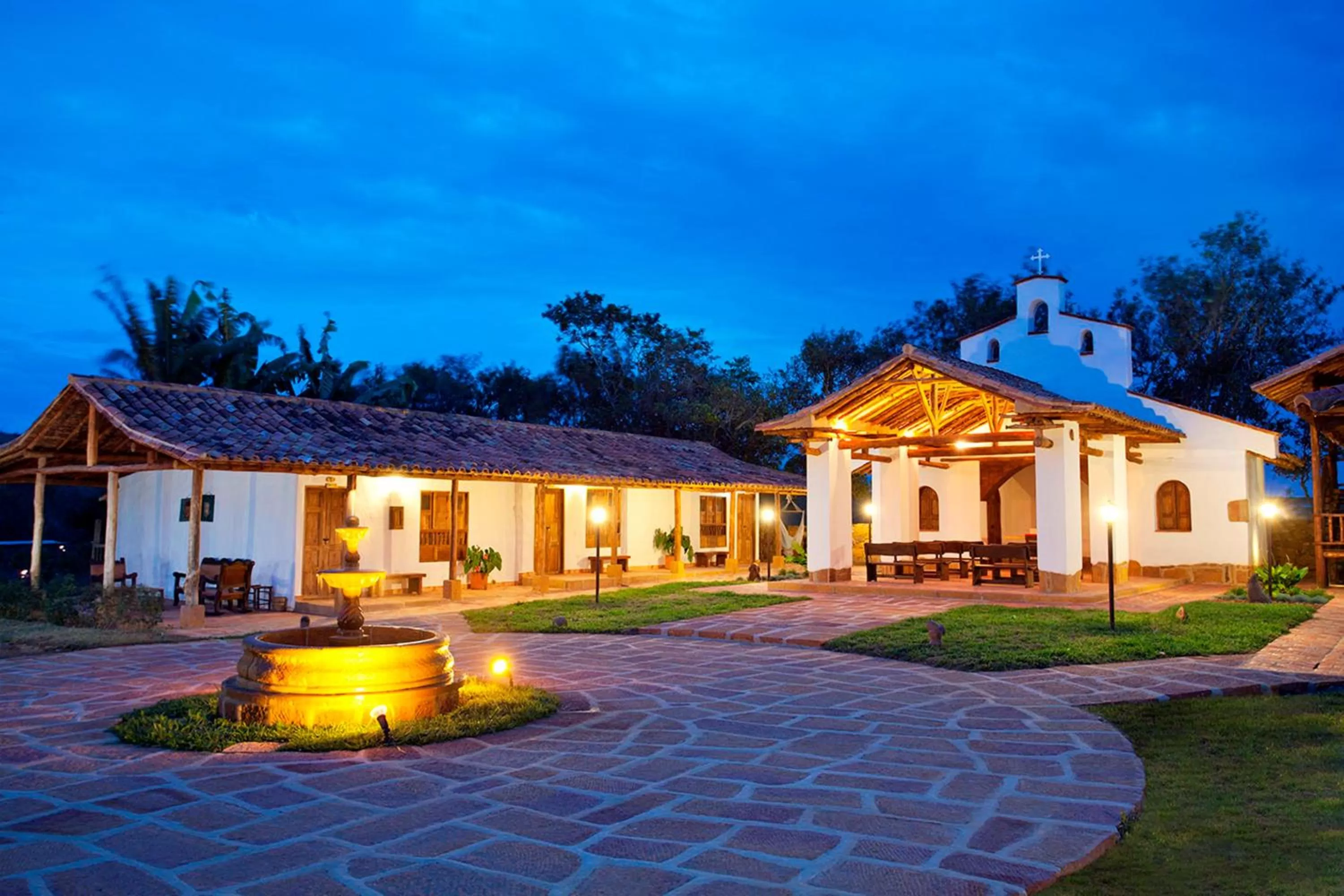 View (from property/room), Property Building in Hotel Buenosaires Barichara