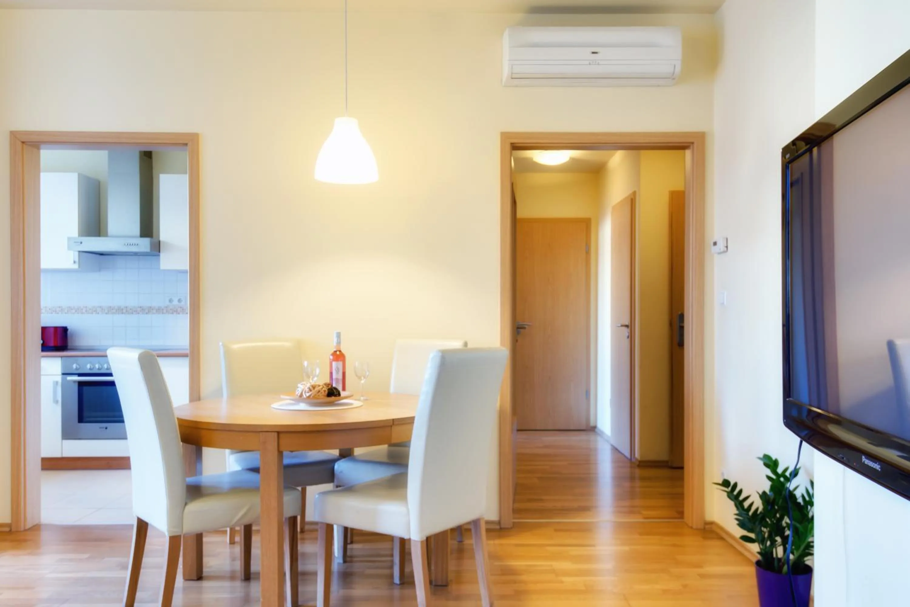 Dining area in Trendy Deluxe Apartments