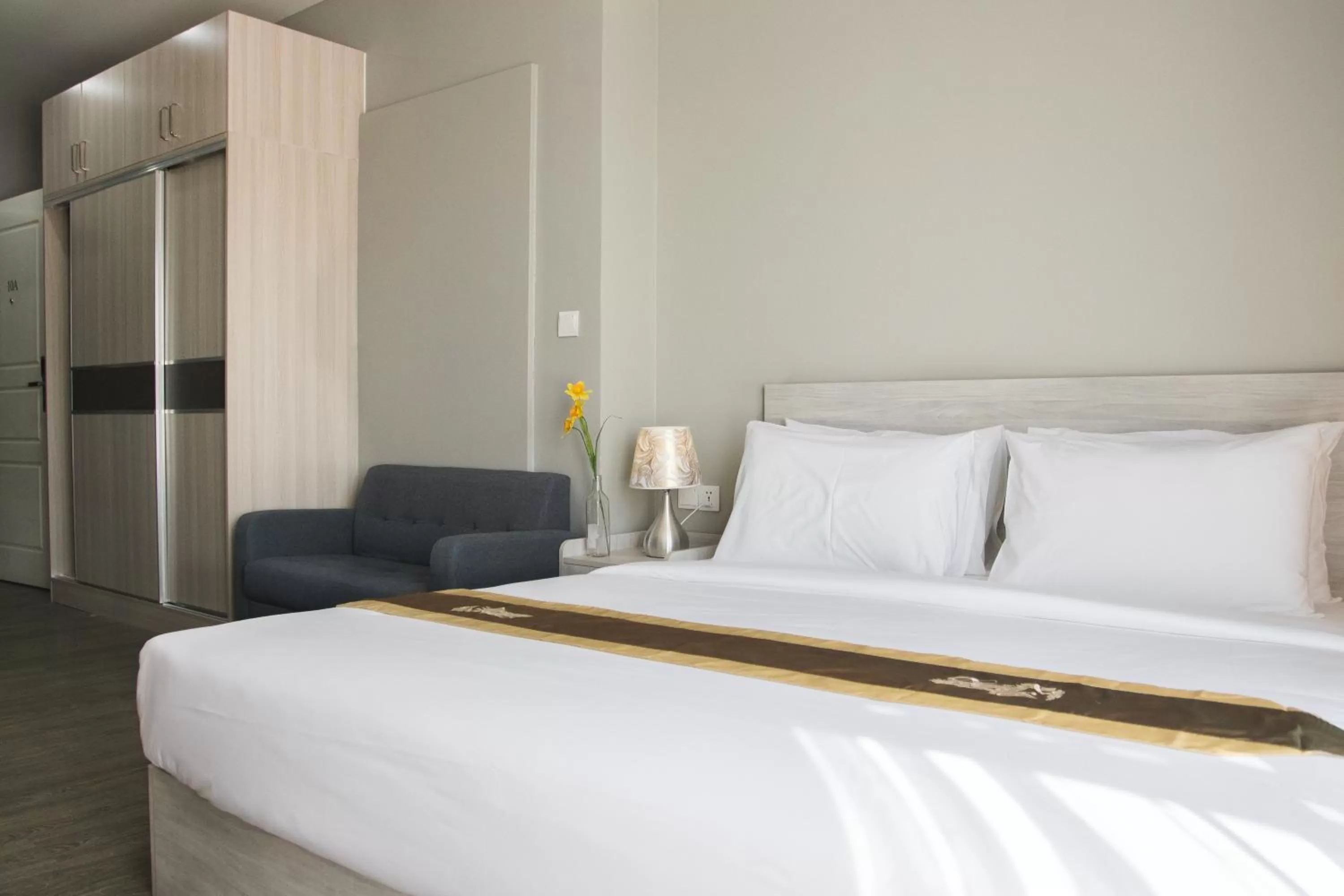 Bed in Cambodian Country Club