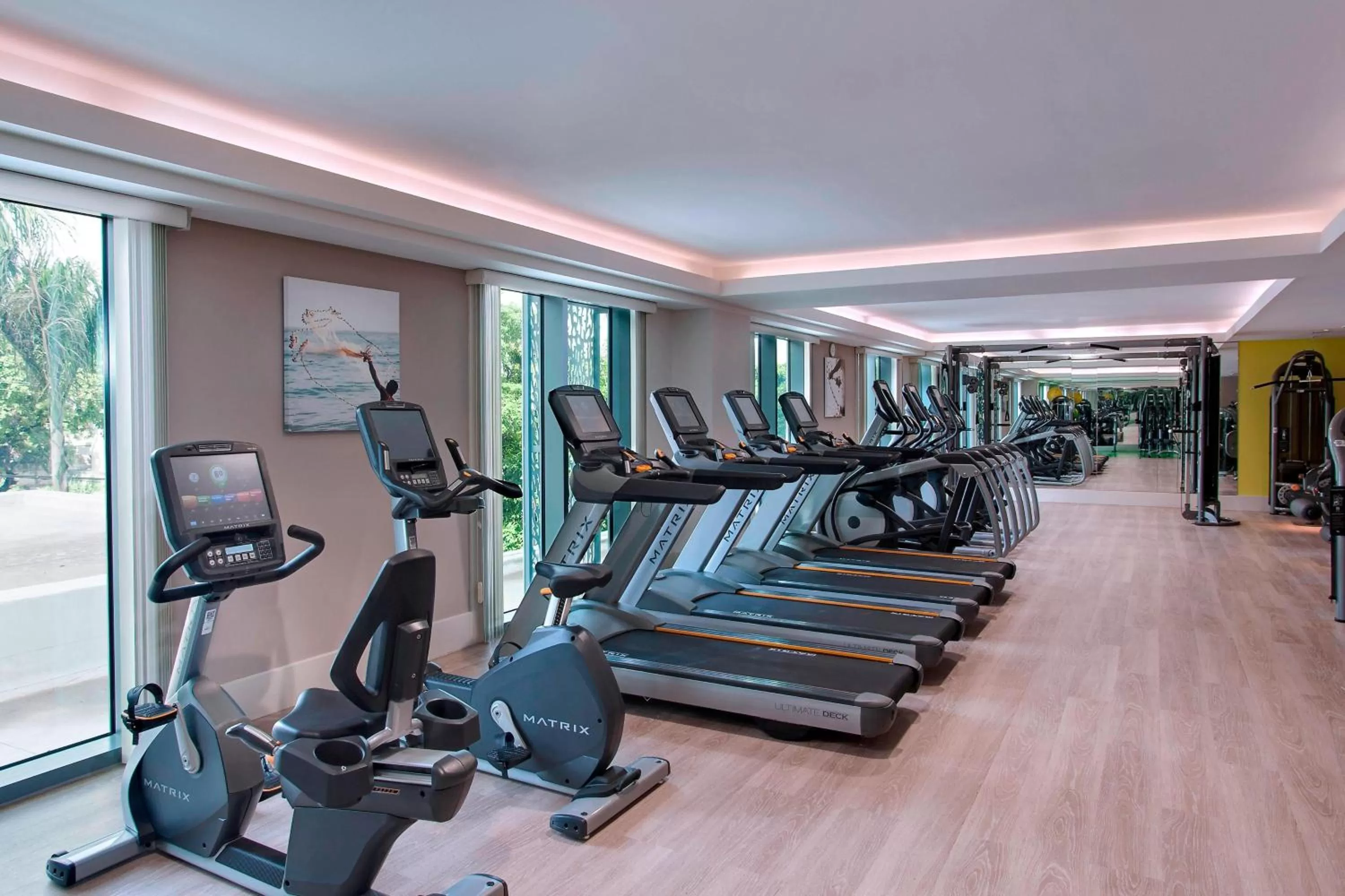 Fitness centre/facilities in Marriott Port-au-Prince Hotel