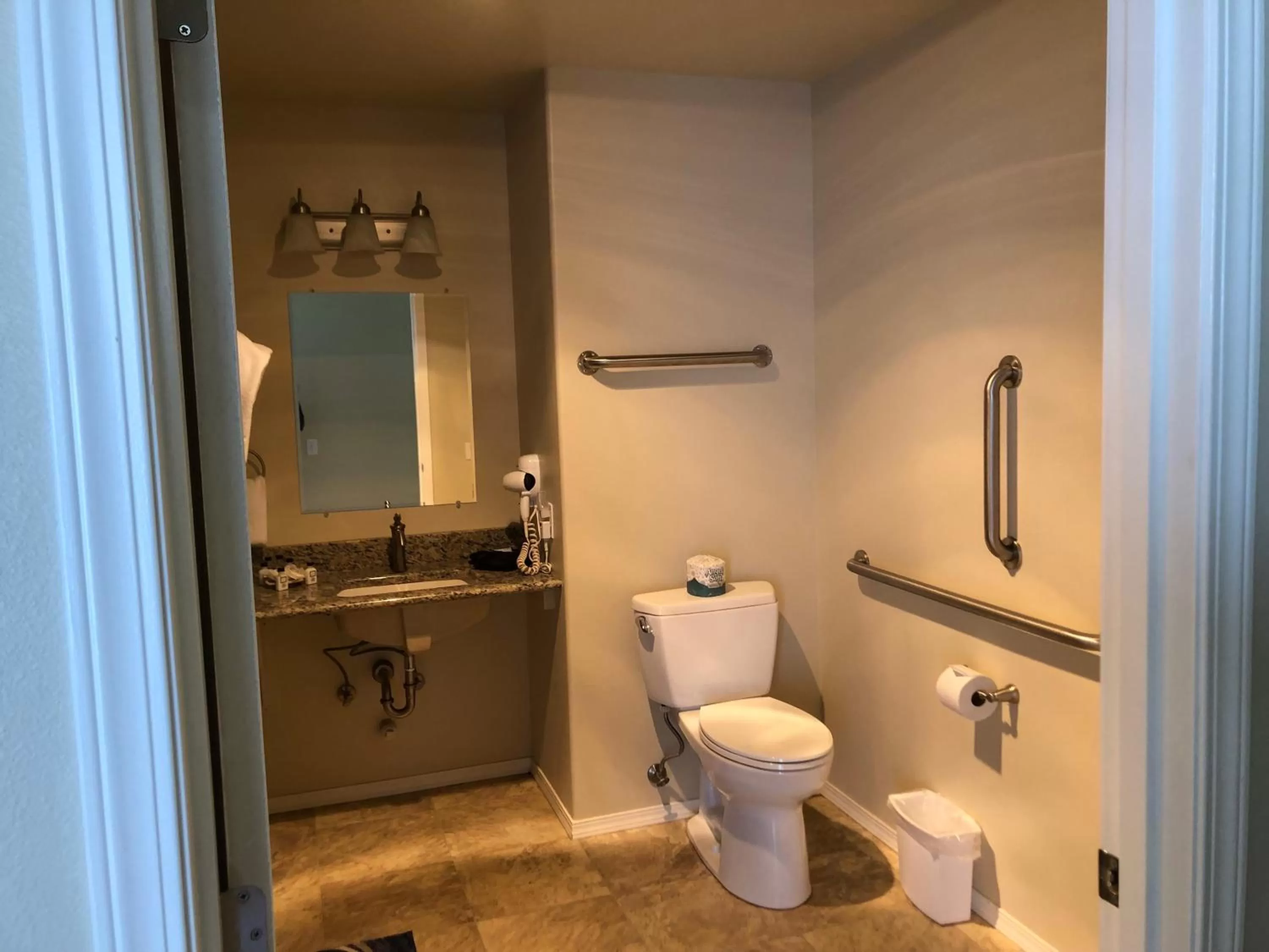 Toilet in Inn at Arch Rock